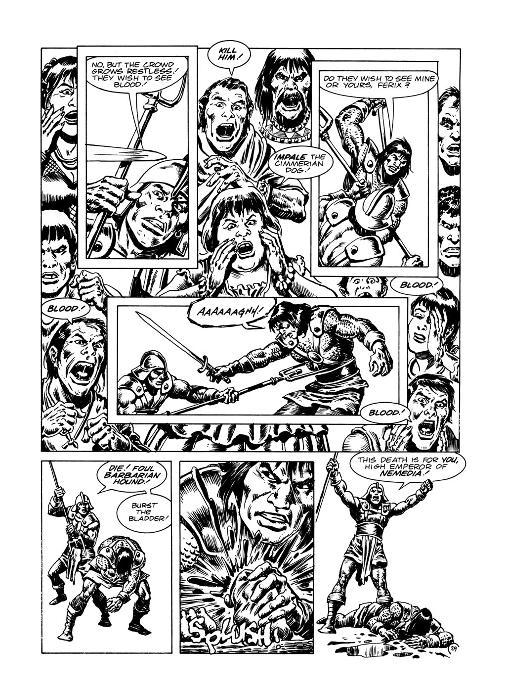 Read online The Savage Sword Of Conan comic -  Issue #146 - 34
