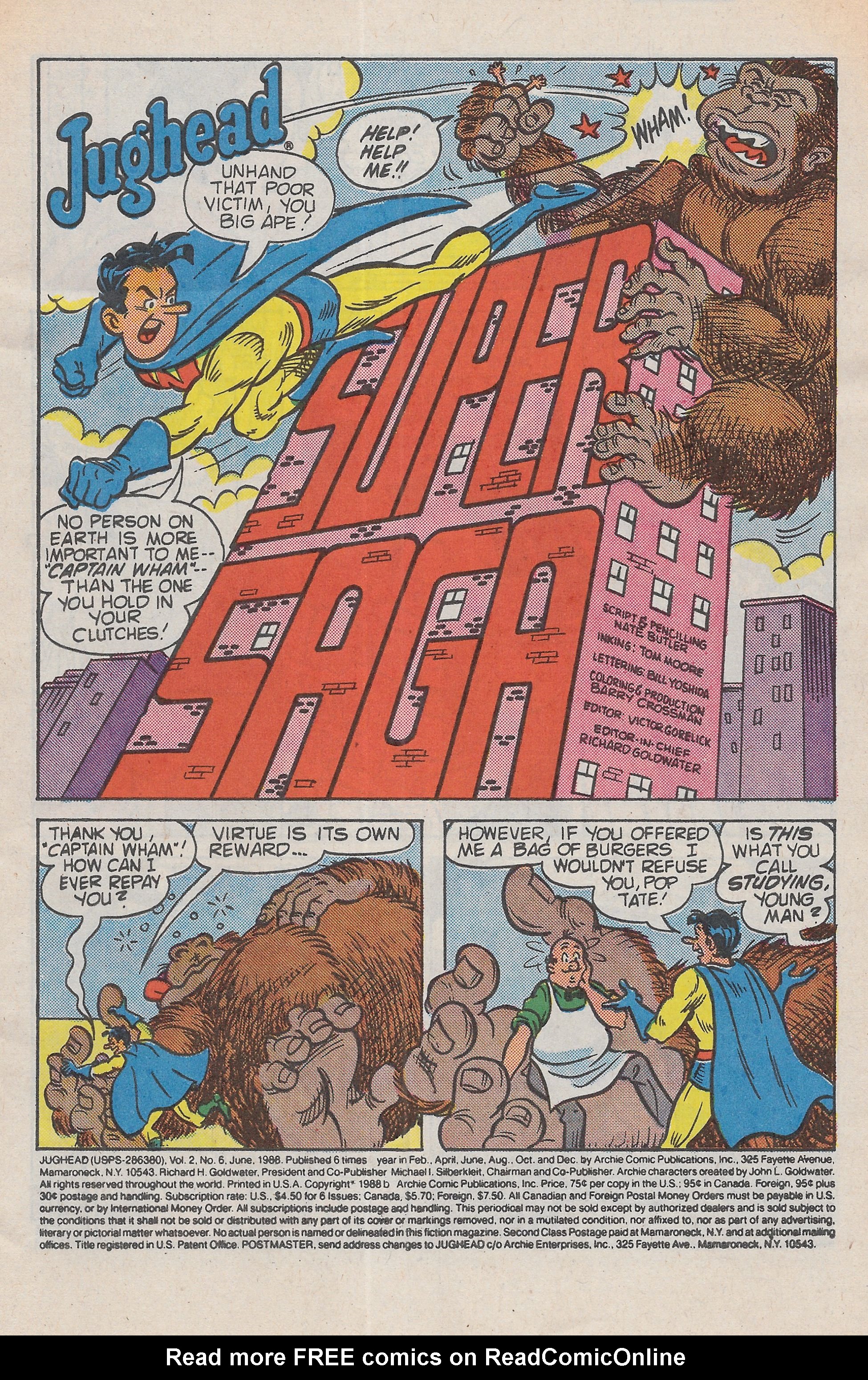 Read online Jughead (1987) comic -  Issue #6 - 3