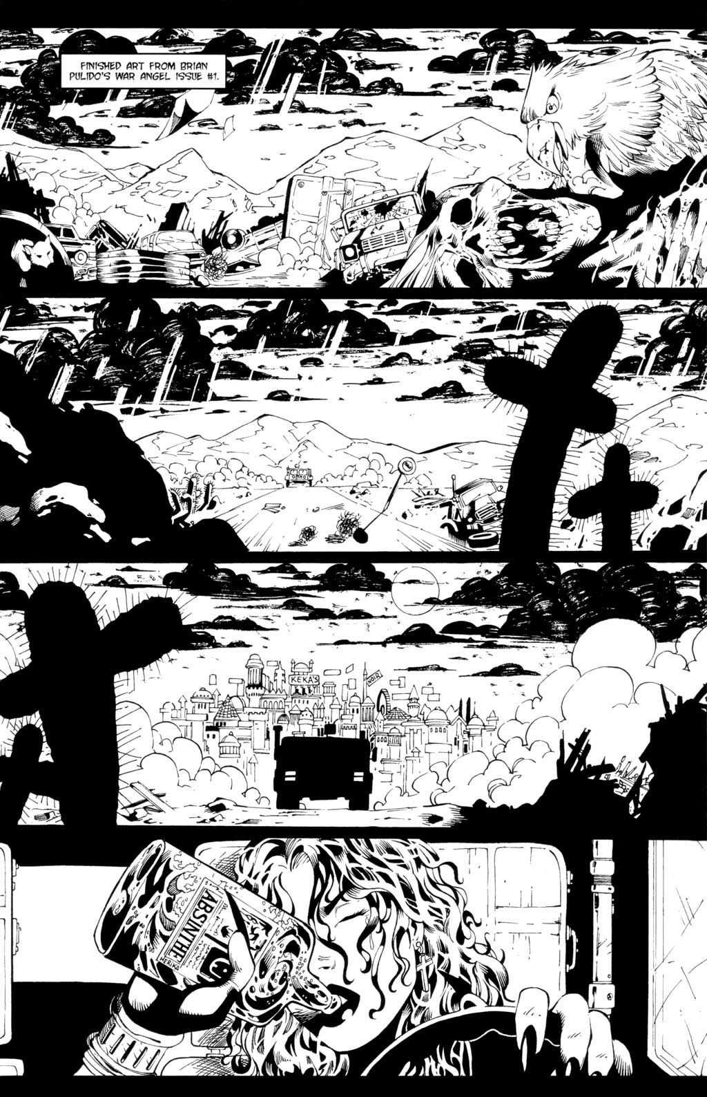 Read online Brian Pulido's War Angel Book of Death comic -  Issue # Full - 9