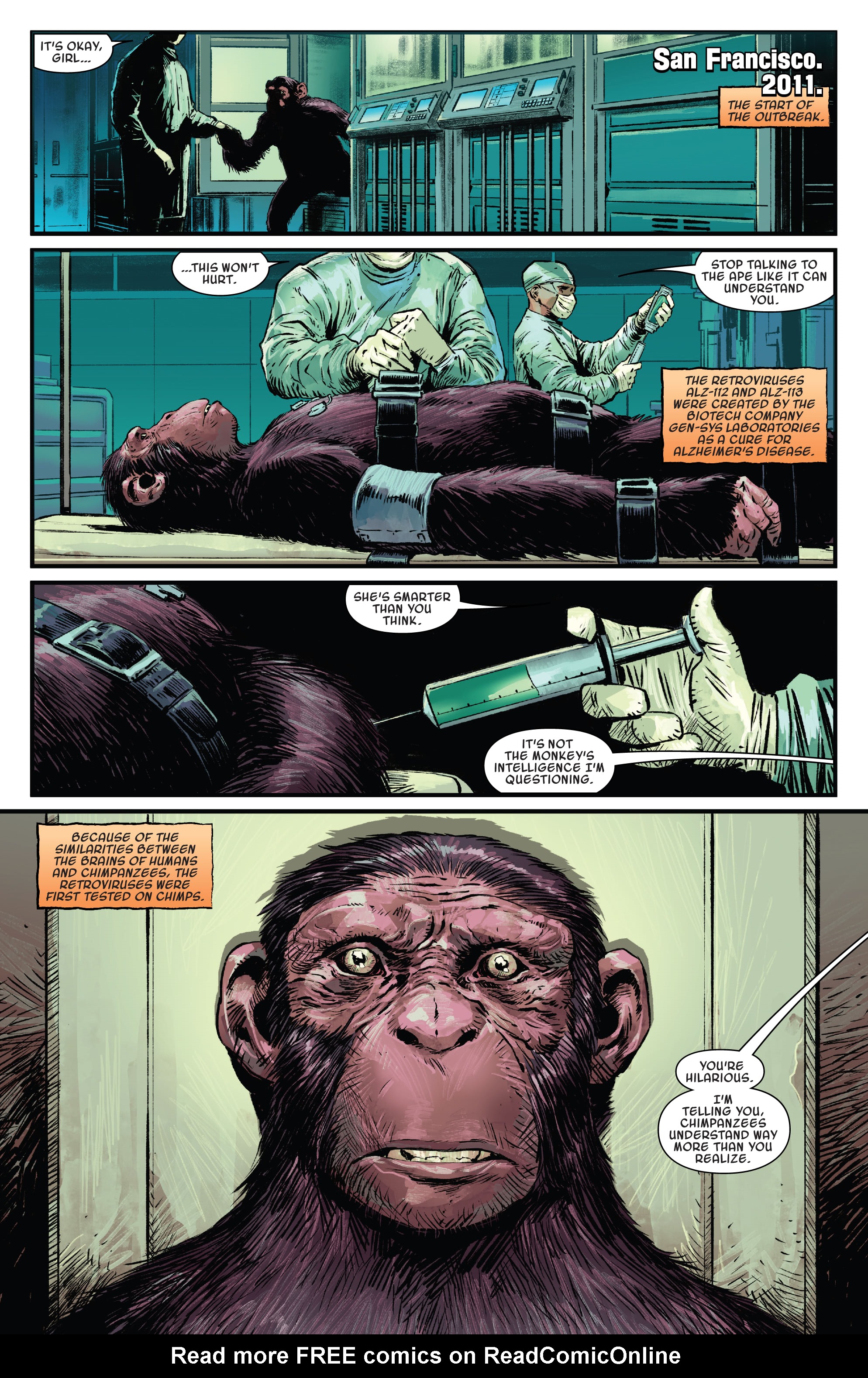 Read online Planet of the Apes (2023) comic -  Issue #1 - 2