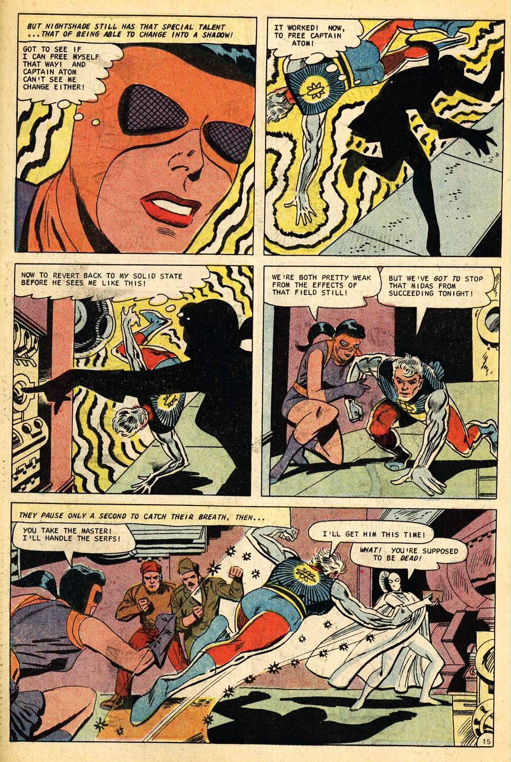 Read online Captain Atom (1965) comic -  Issue #86 - 16