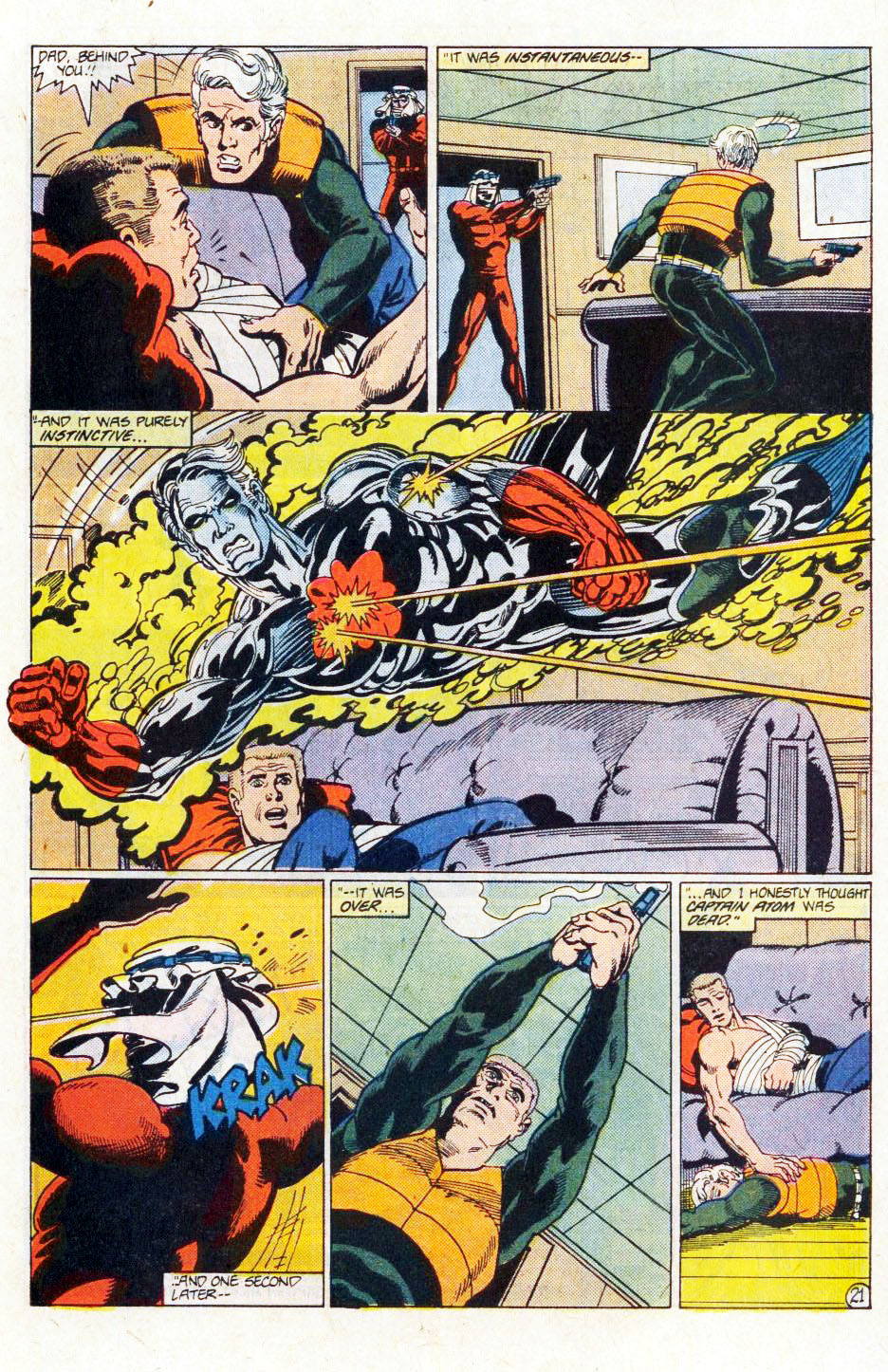 Read online Captain Atom (1987) comic -  Issue #32 - 22