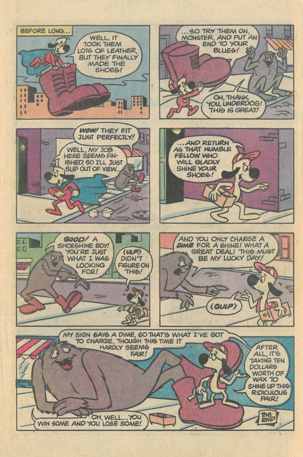 Read online Underdog (1975) comic -  Issue #23 - 32