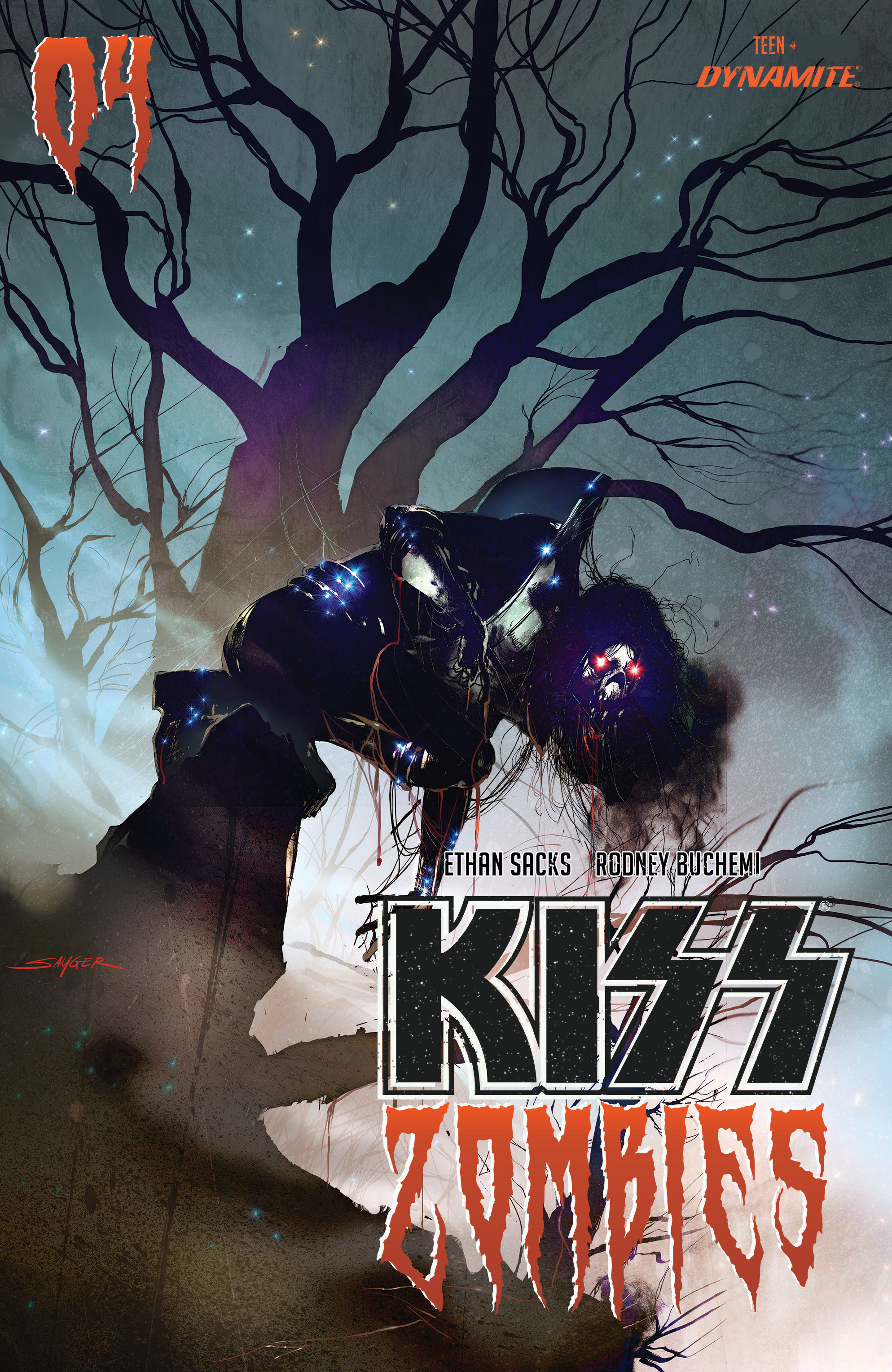 Read online Kiss: Zombies comic -  Issue #4 - 2