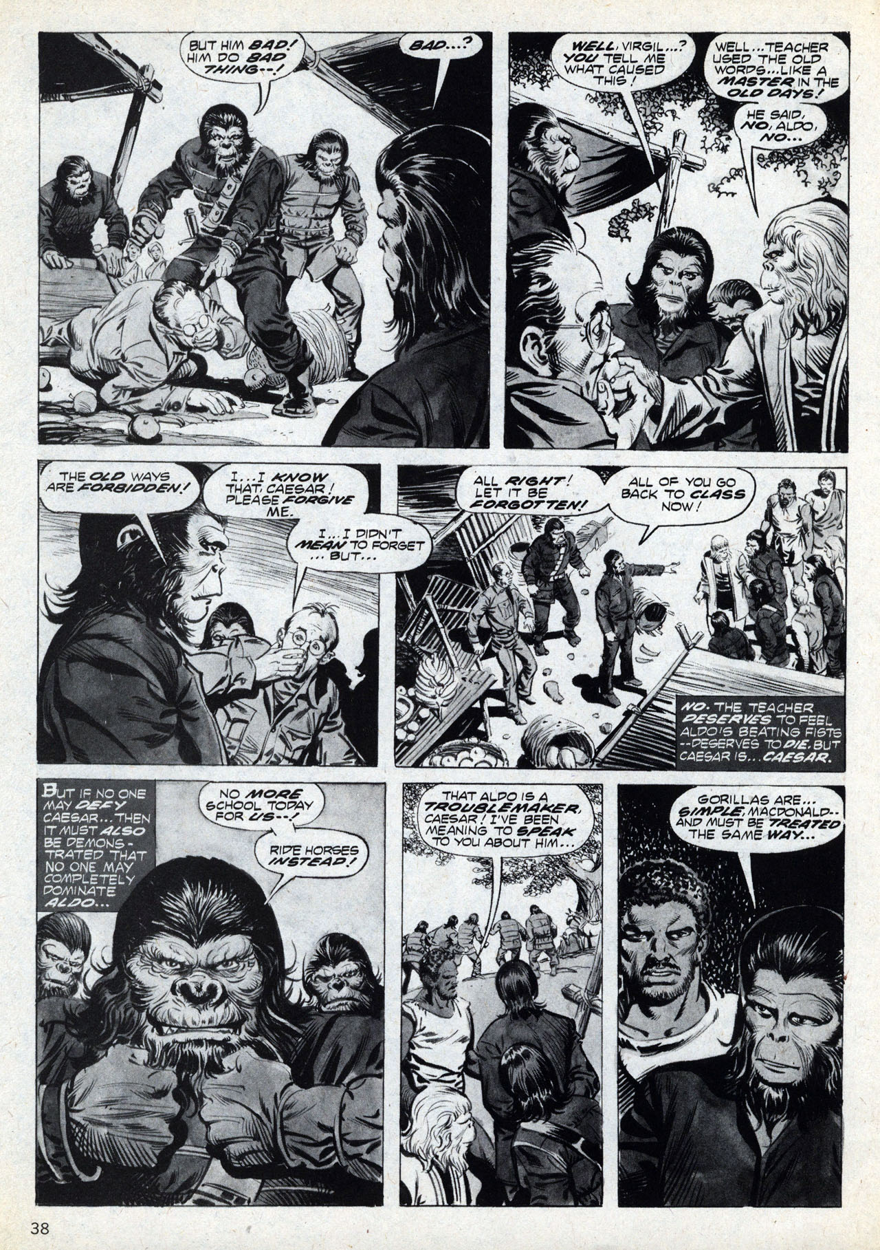 Read online Planet of the Apes comic -  Issue #23 - 38