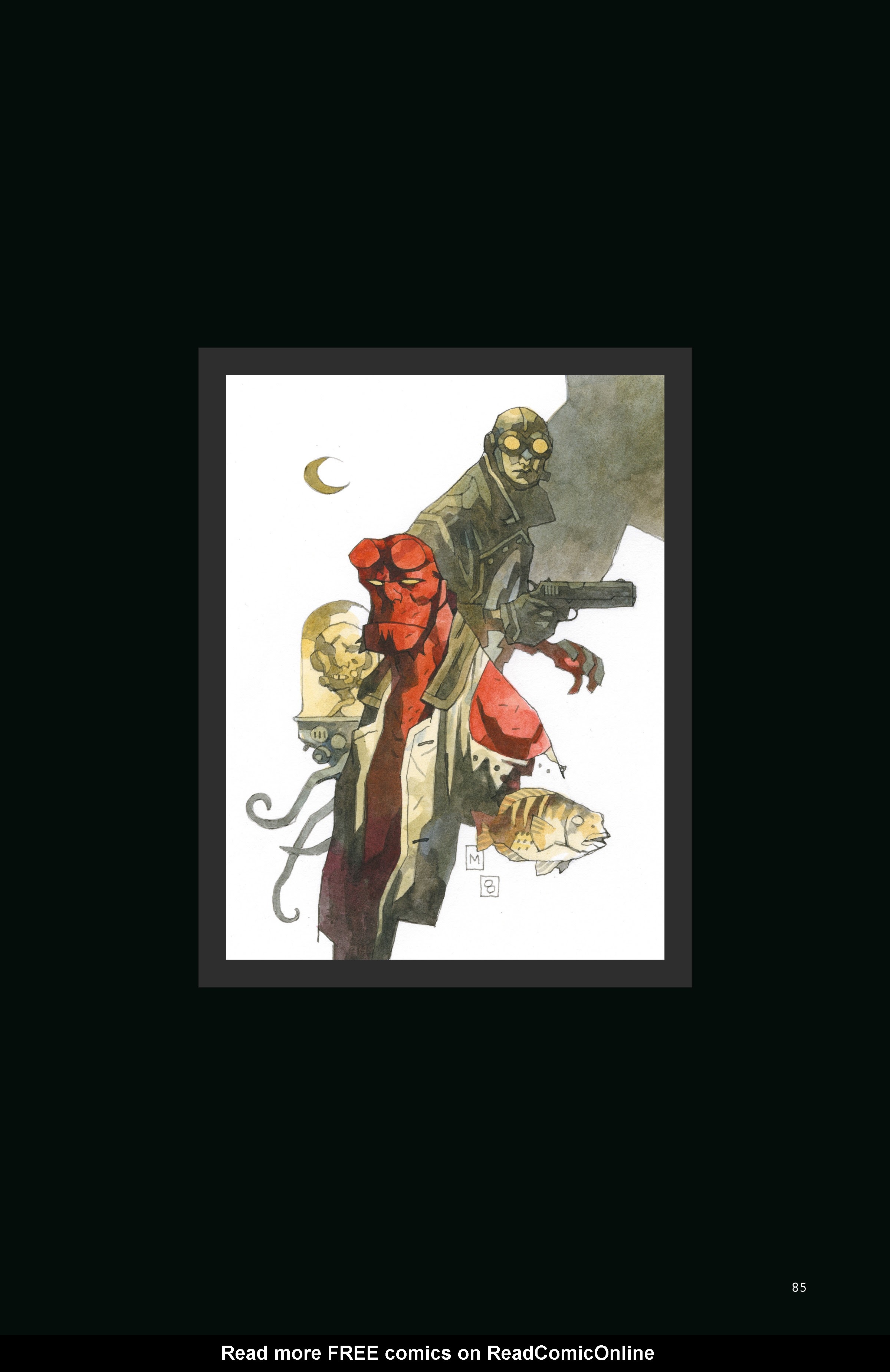 Read online Hellboy: 25 Years of Covers comic -  Issue # TPB (Part 1) - 87