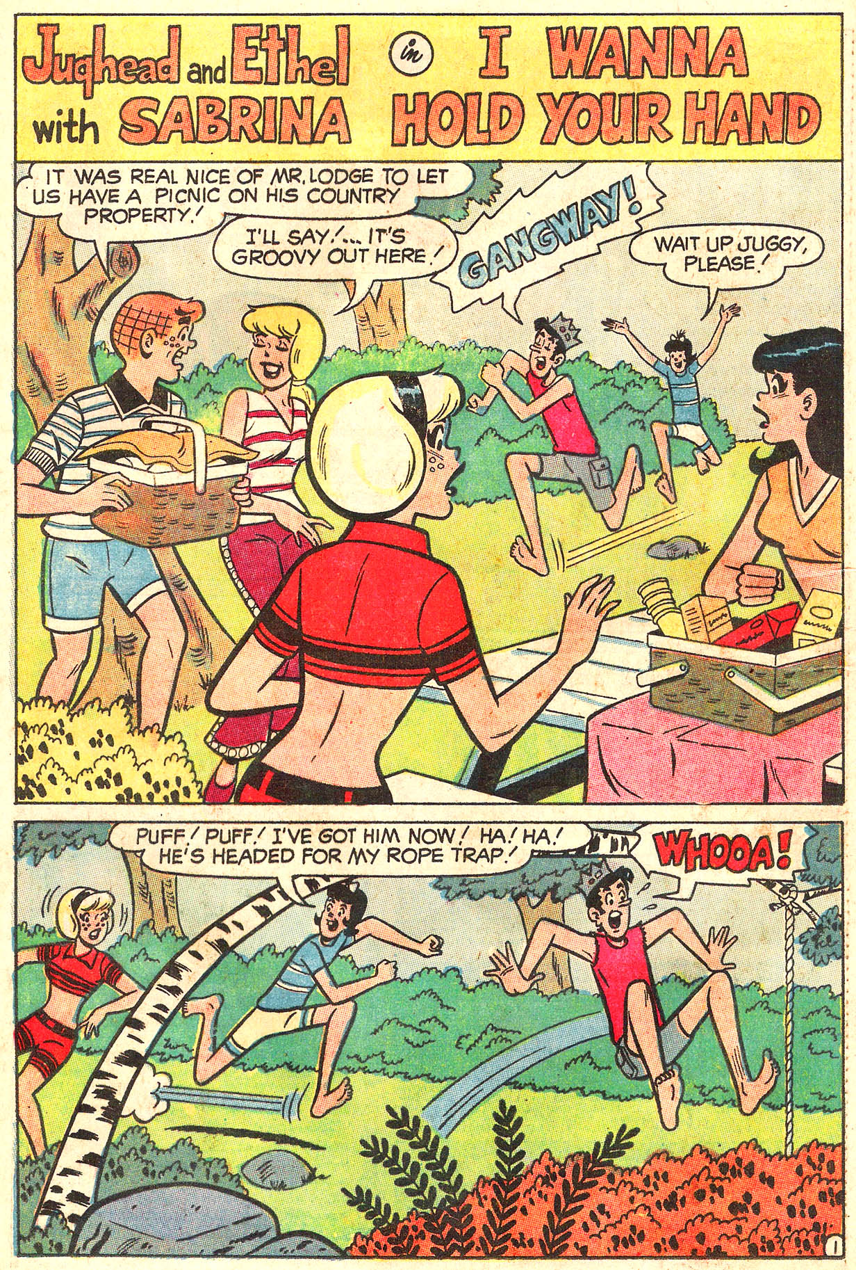 Read online Archie's TV Laugh-Out comic -  Issue #3 - 36