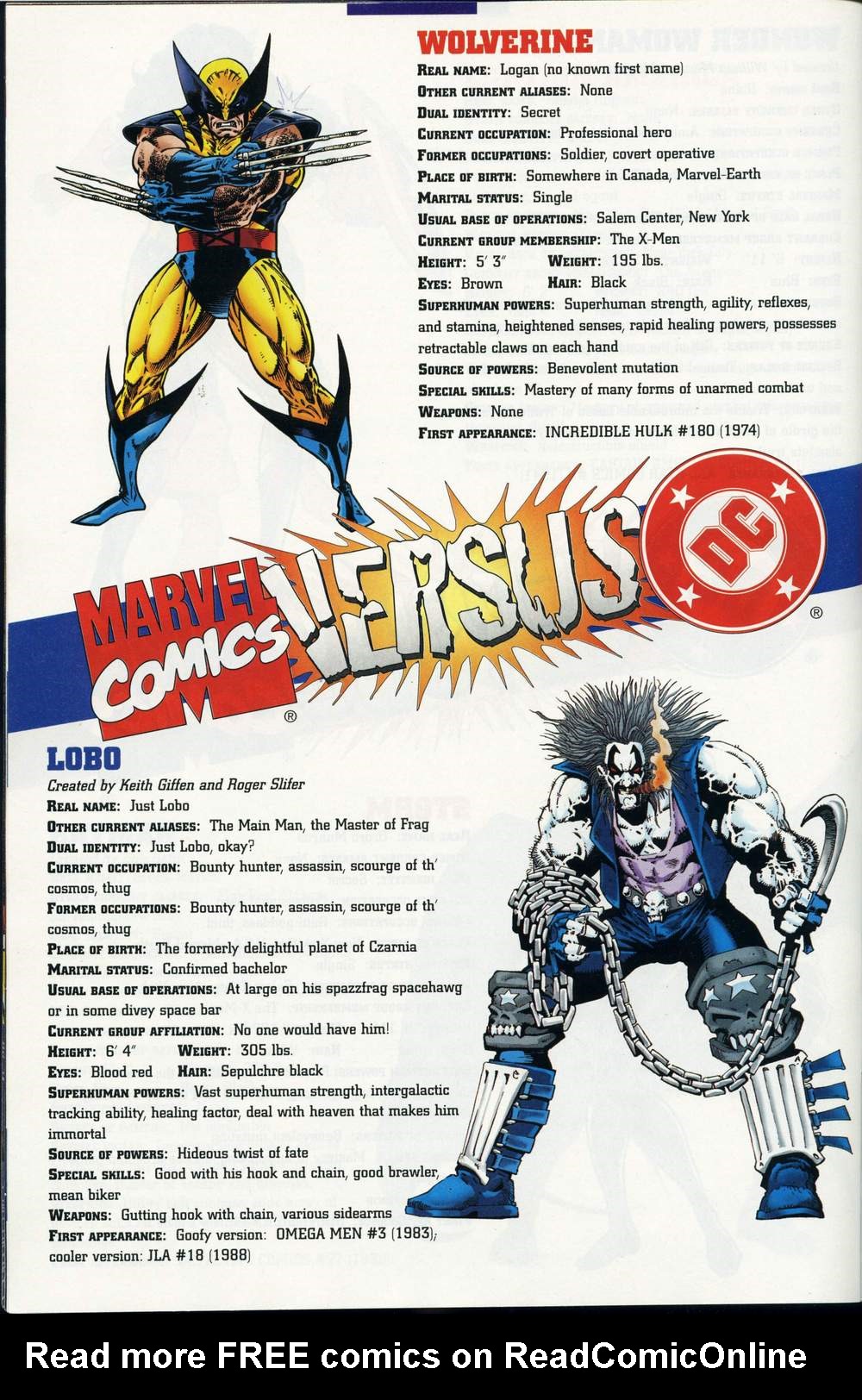 Read online DC vs. Marvel comic -  Issue #1 - 40