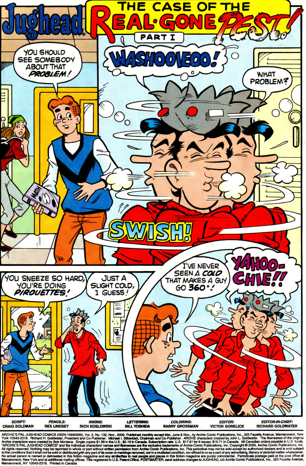 Archie's Pal Jughead Comics issue 132 - Page 2