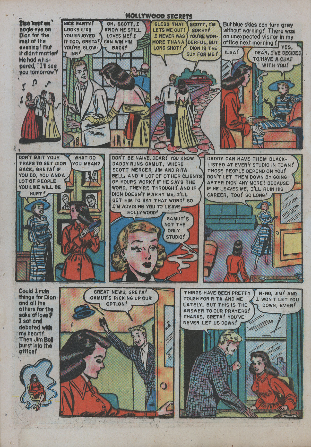 Read online Hollywood Secrets comic -  Issue #6 - 16
