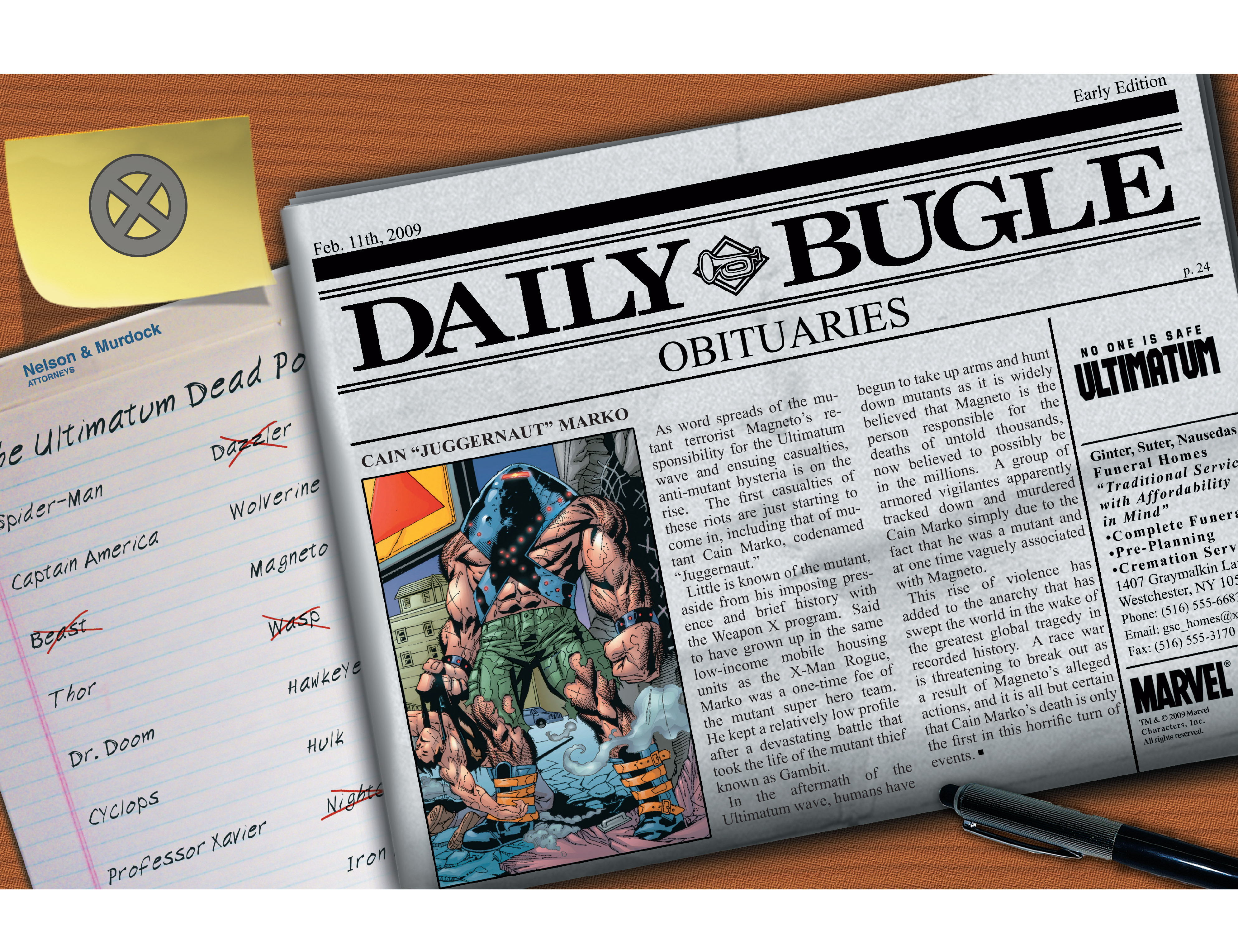 Read online Ultimatum: Requiem comic -  Issue # TPB - 126