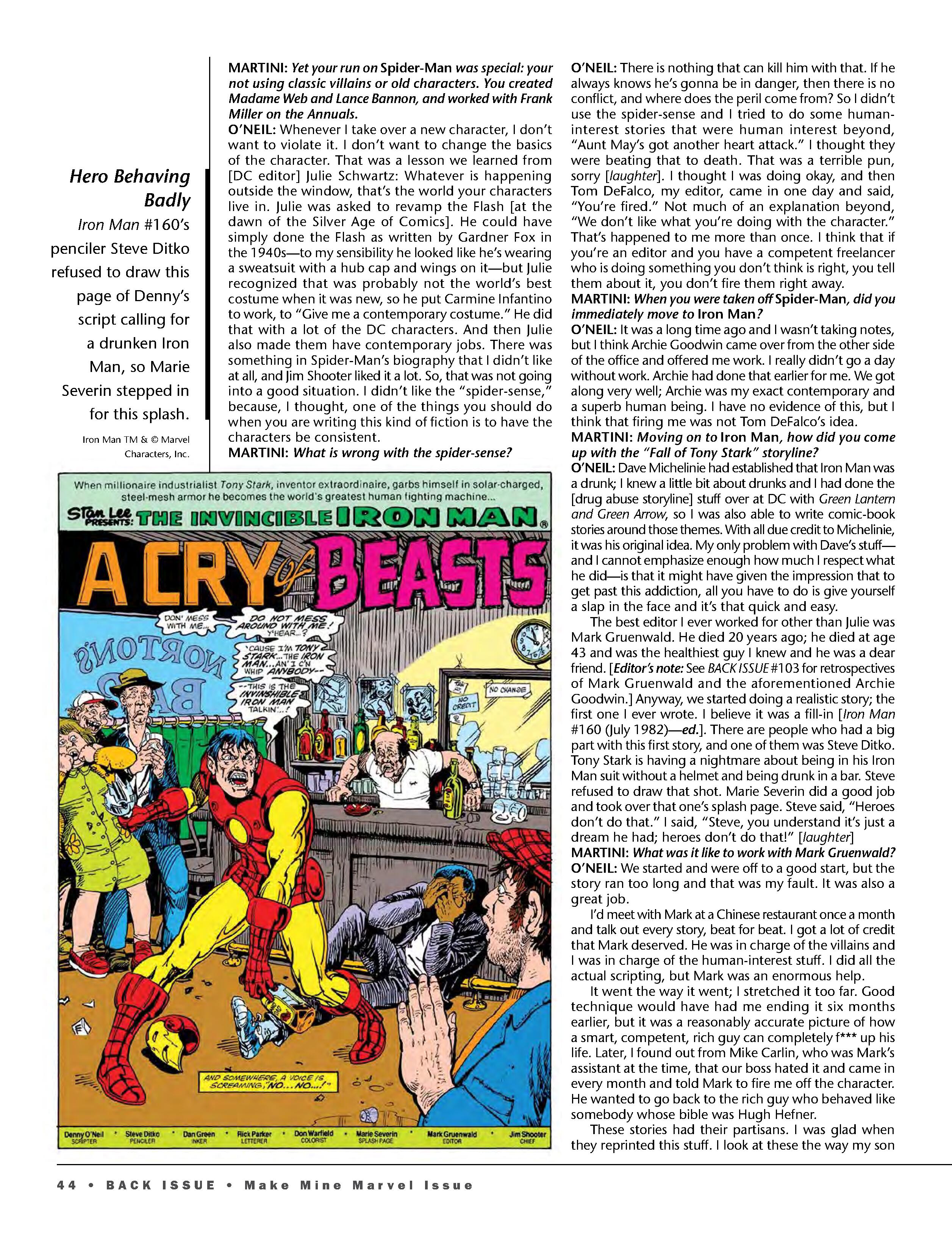 Read online Back Issue comic -  Issue #110 - 46
