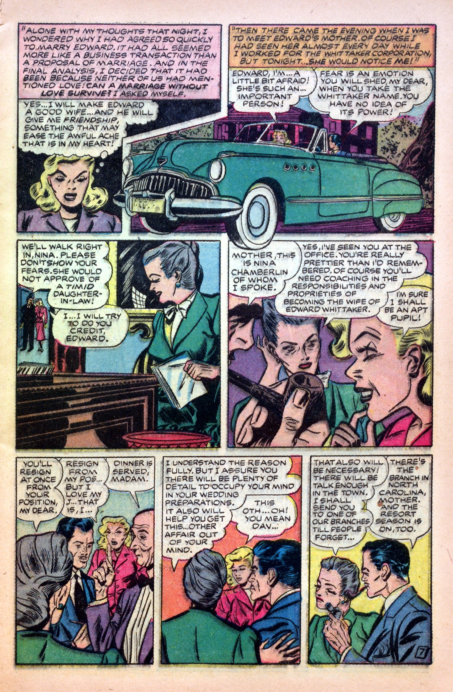 Read online Romantic Love comic -  Issue #1 - 9