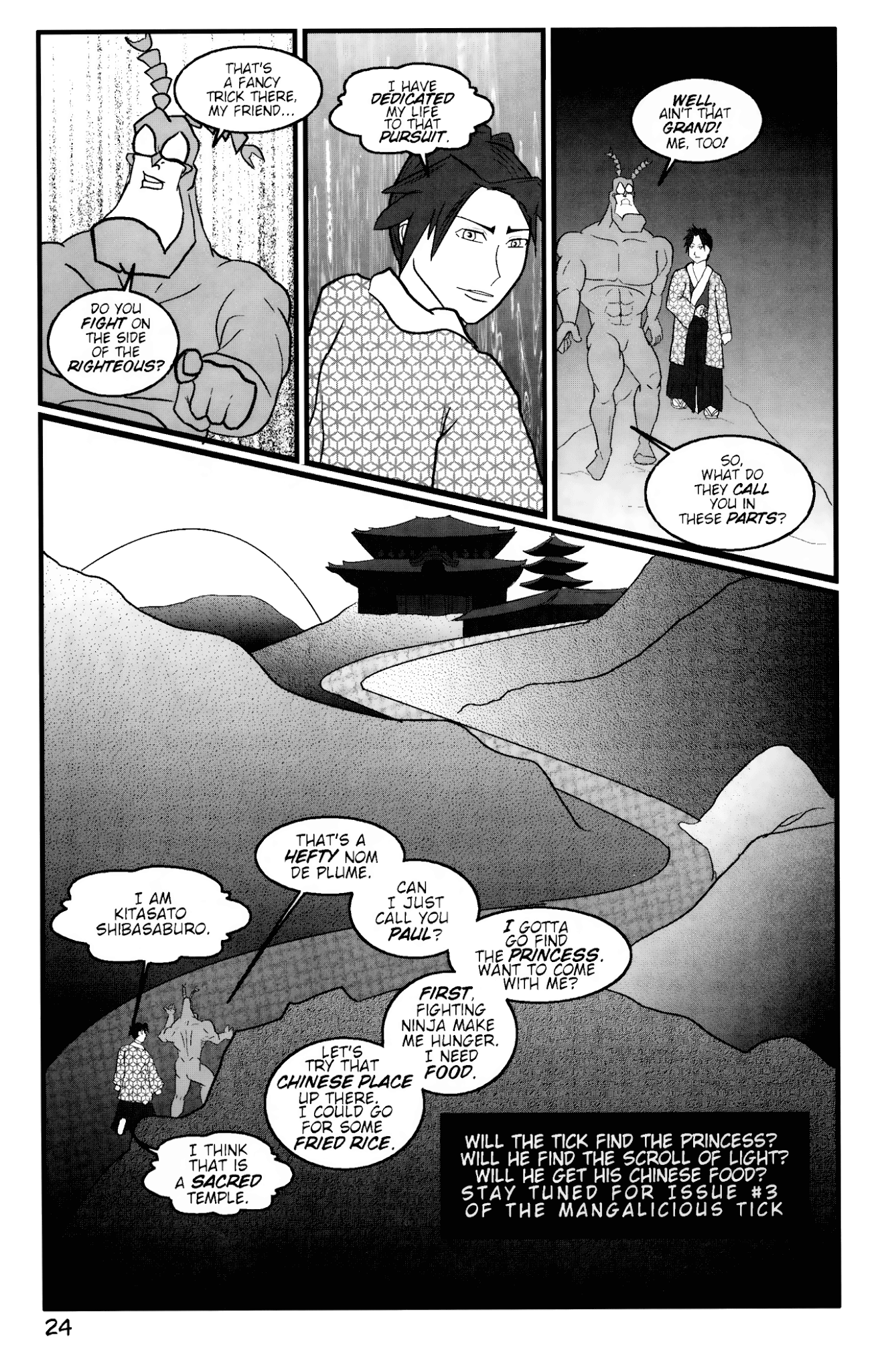 Read online The Mangalicious Tick: Rise of the Setting Sun comic -  Issue #2 - 26