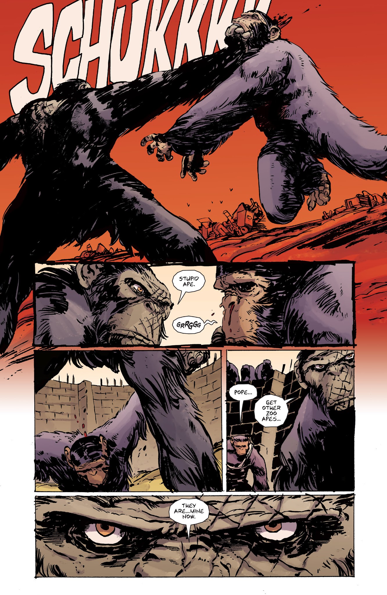 Read online Dawn of the Planet of the Apes comic -  Issue # TPB - 70