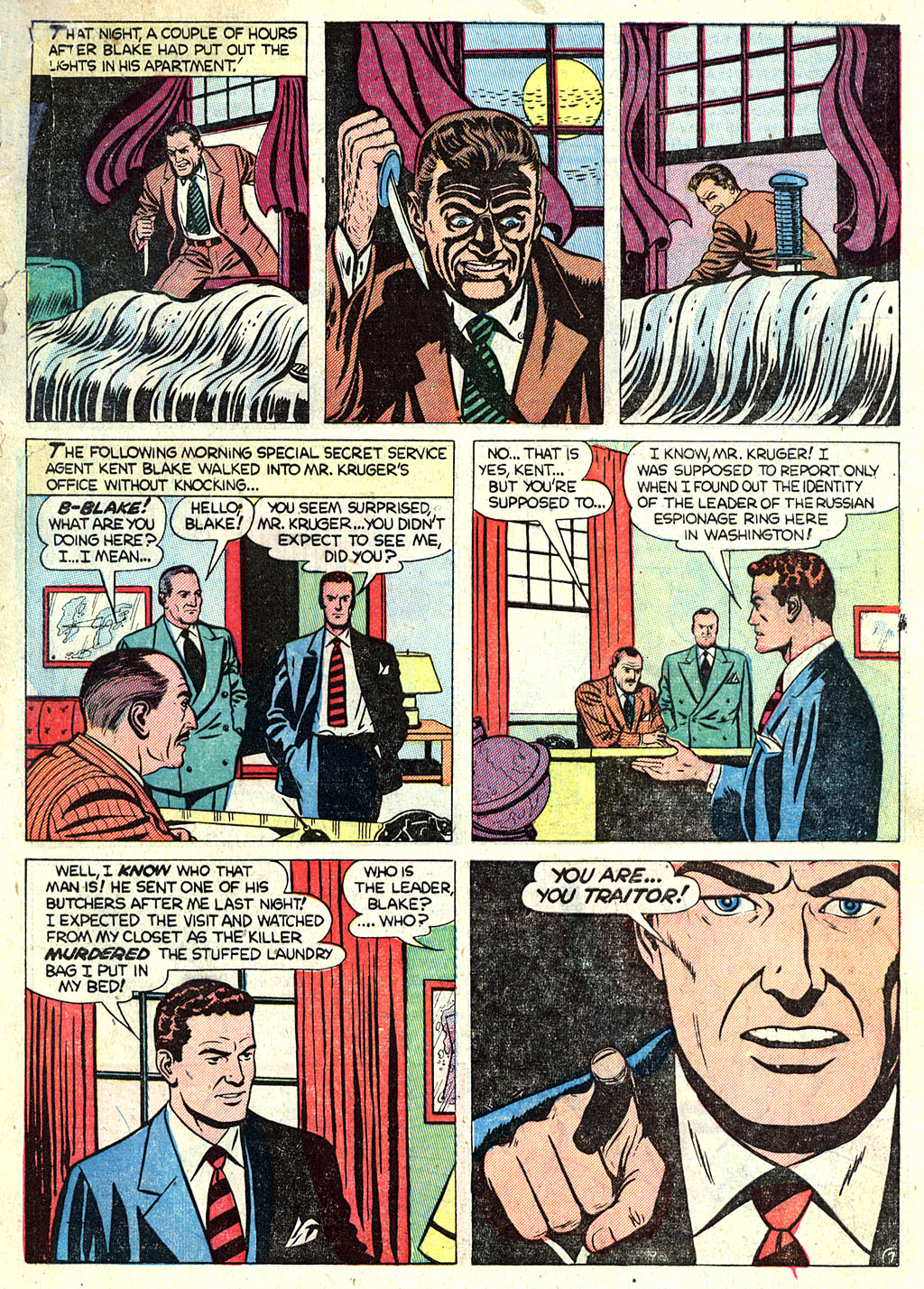 Read online Kent Blake of the Secret Service comic -  Issue #1 - 9