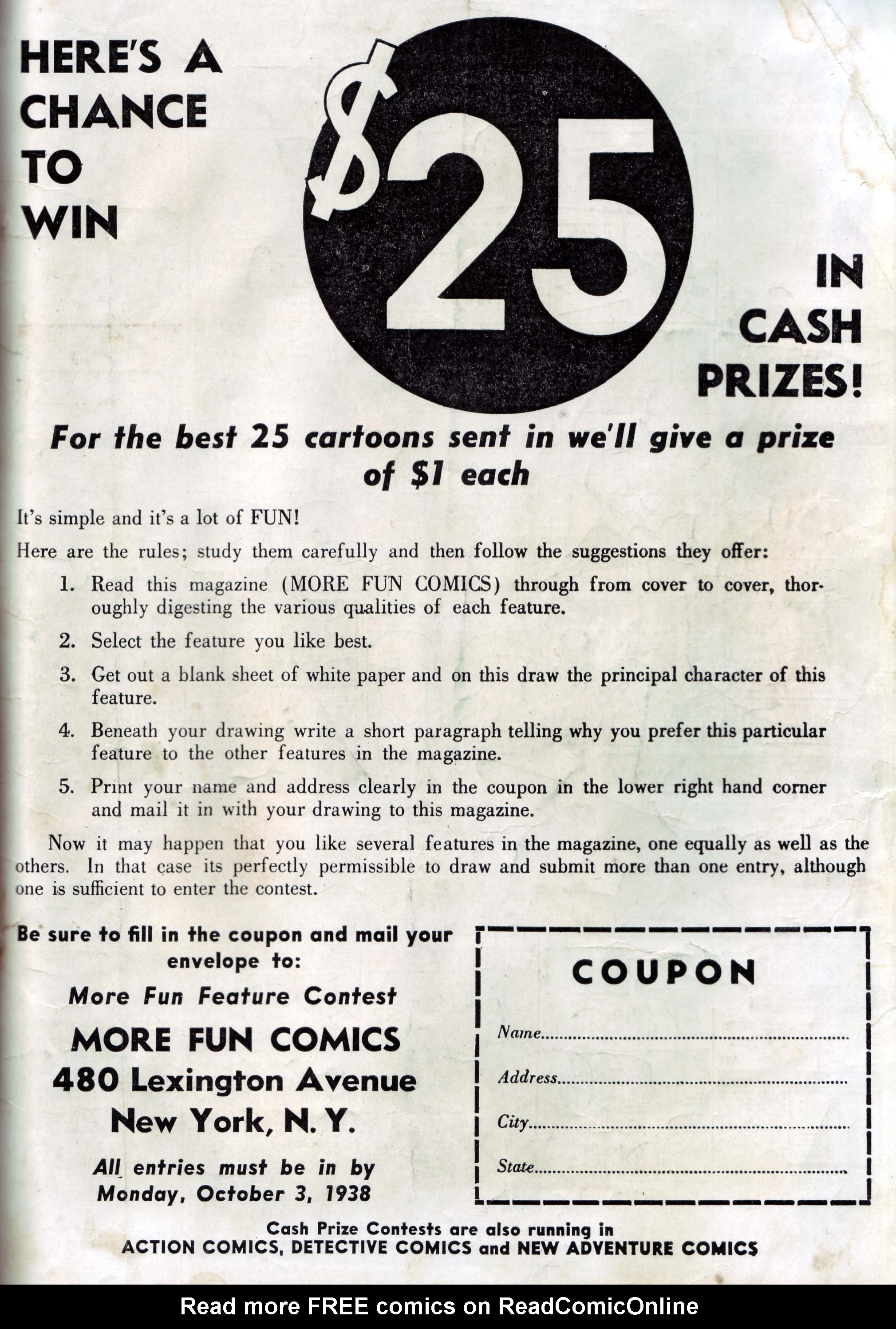 Read online More Fun Comics comic -  Issue #36 - 67