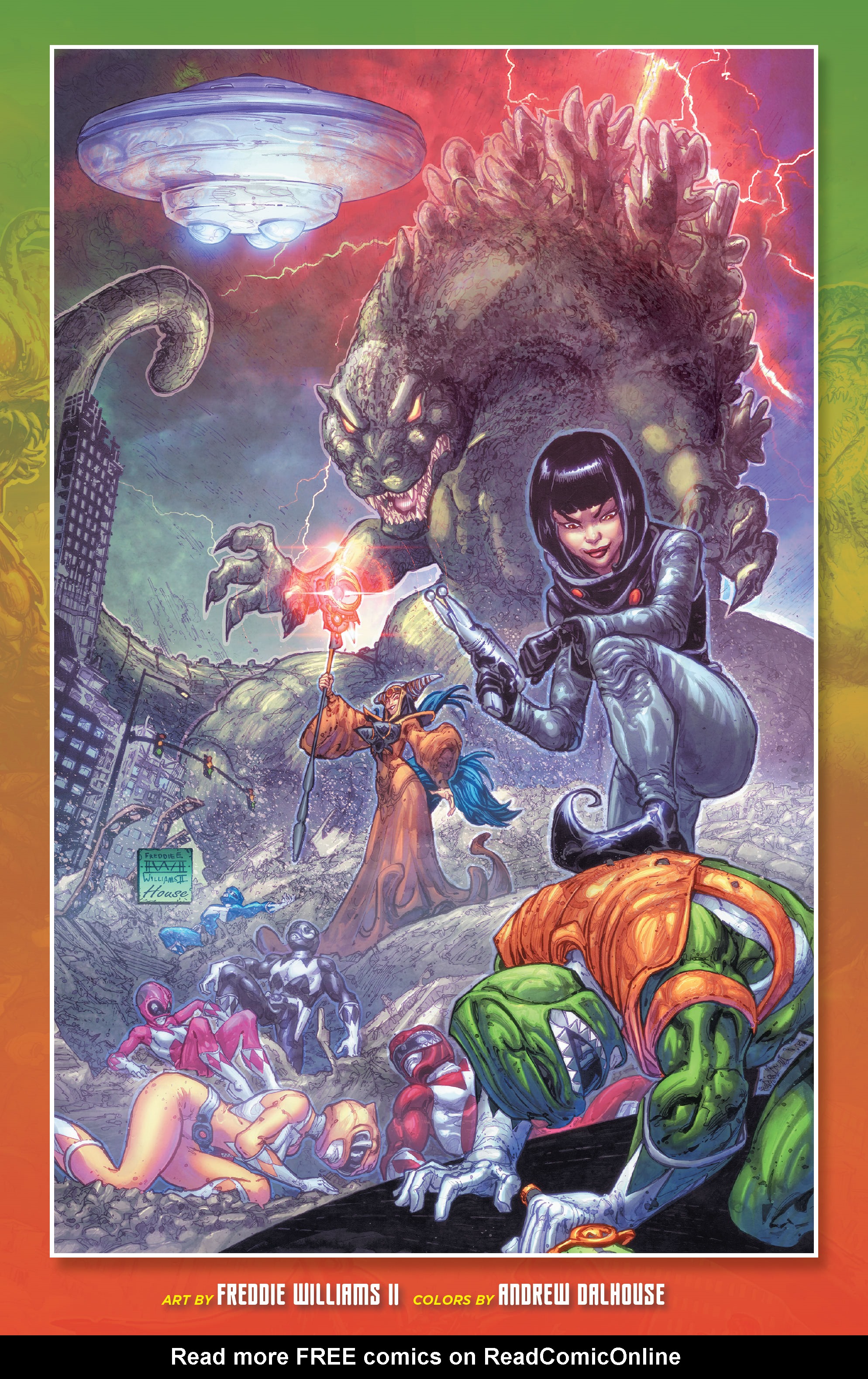 Read online Godzilla vs. The Mighty Morphin Power Rangers comic -  Issue #2 - 22