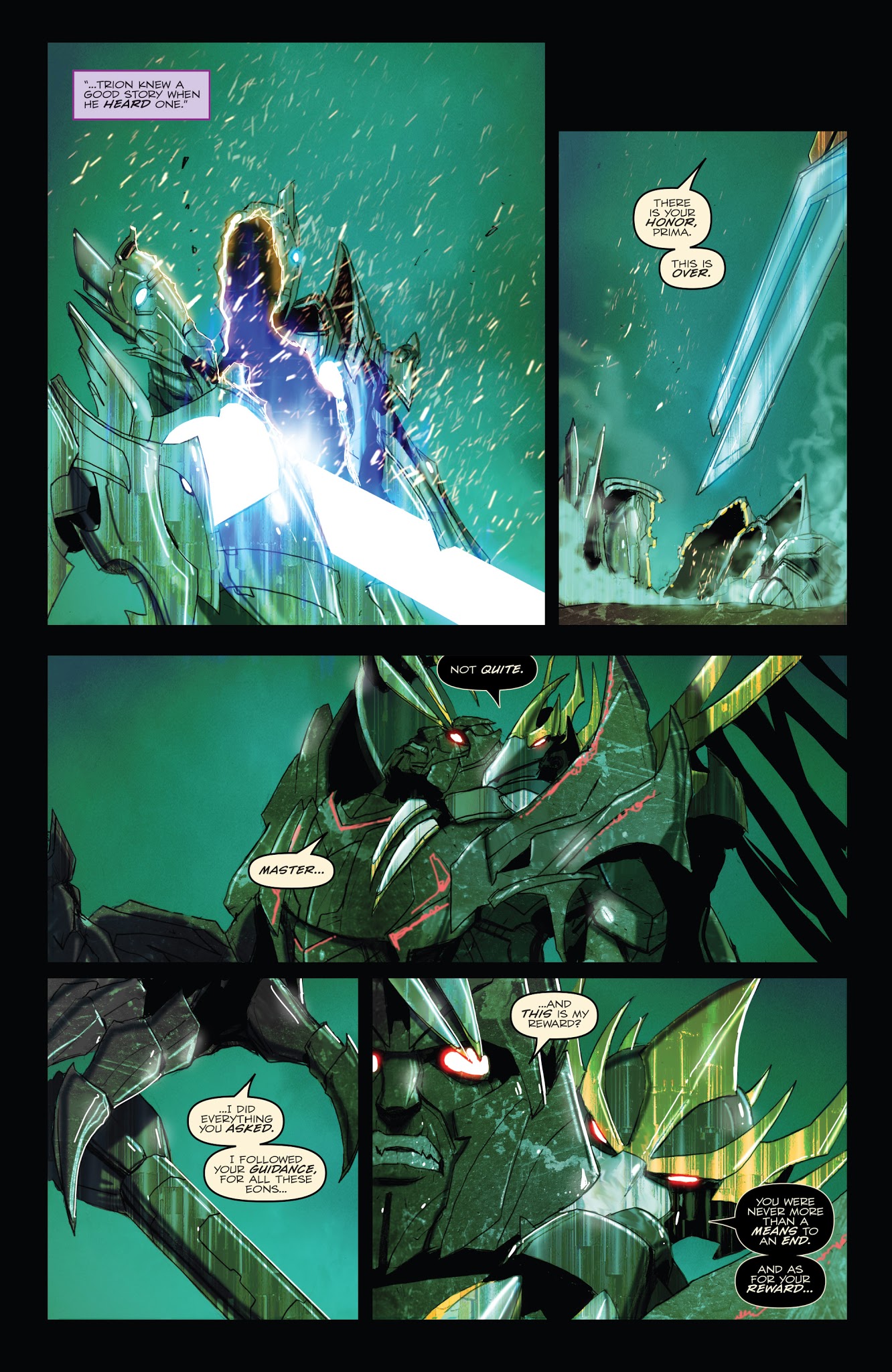 Read online Optimus Prime comic -  Issue #18 - 21