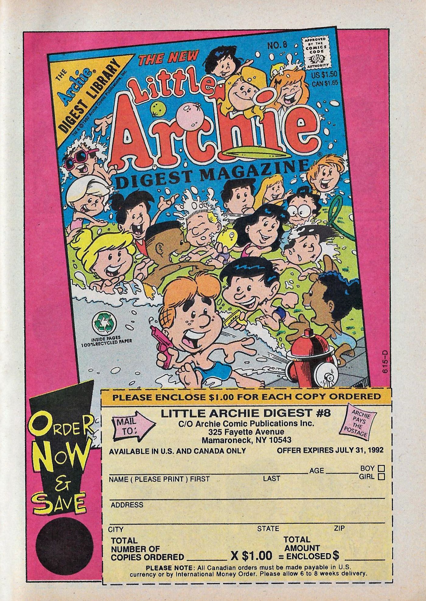 Read online Betty and Veronica Digest Magazine comic -  Issue #56 - 105