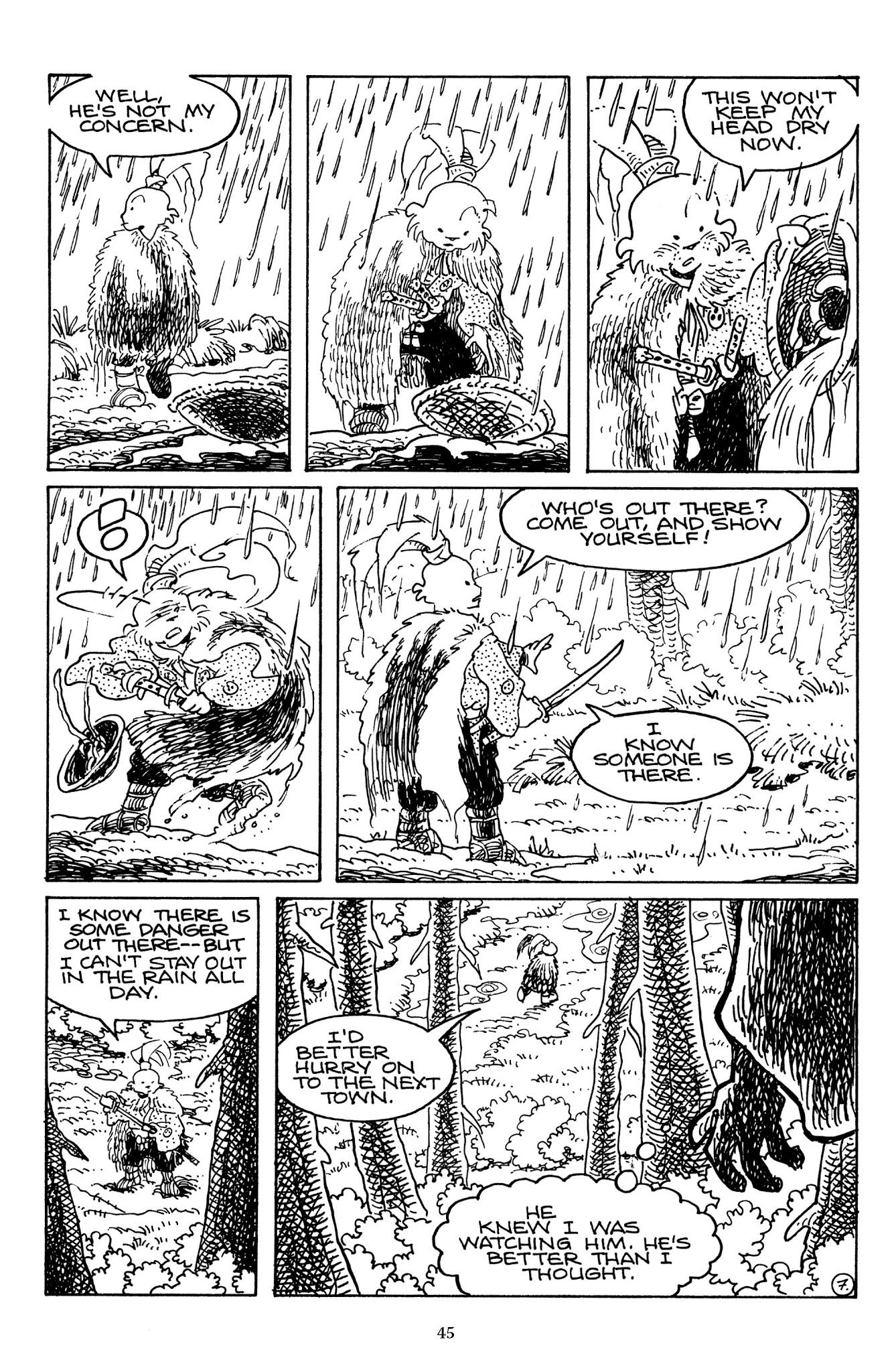 Read online The Usagi Yojimbo Saga comic -  Issue # TPB 6 - 44