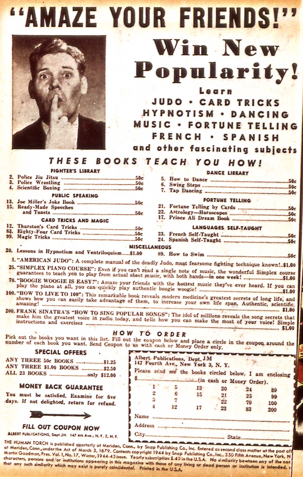 Read online The Human Torch (1940) comic -  Issue #17 - 3