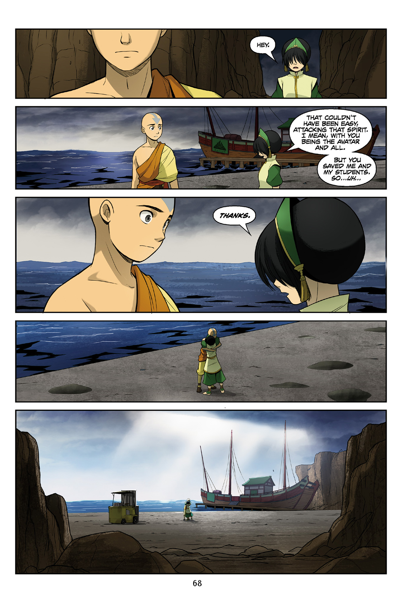 Read online Nickelodeon Avatar: The Last Airbender - The Rift comic -  Issue # Part 3 - 69