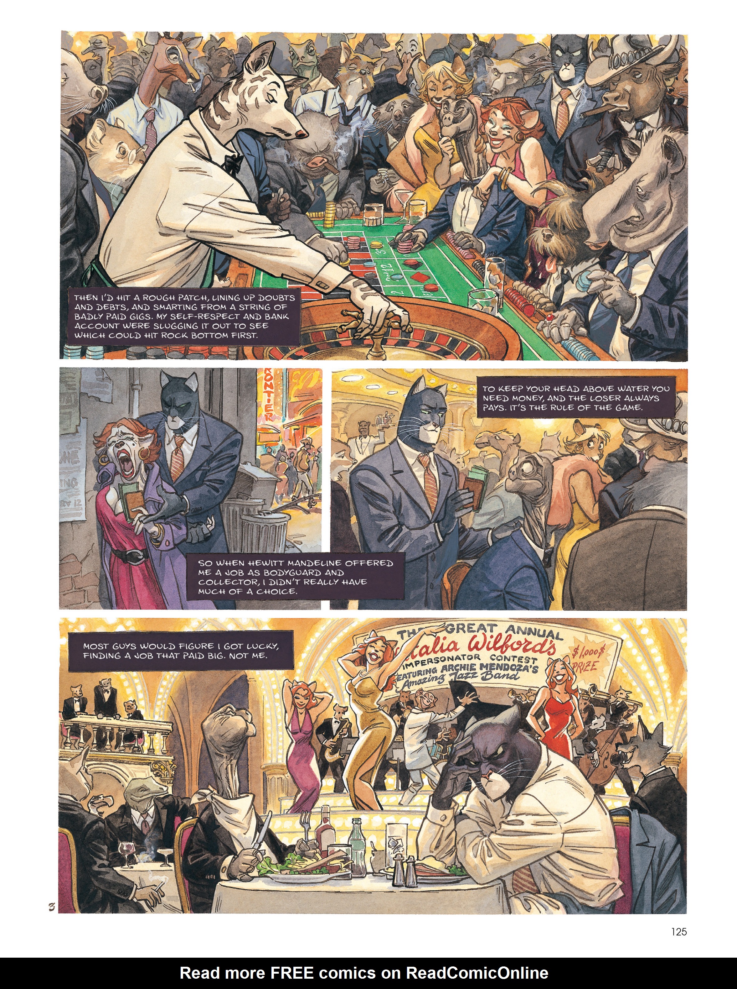 Read online Blacksad (2010) comic -  Issue # Full - 124