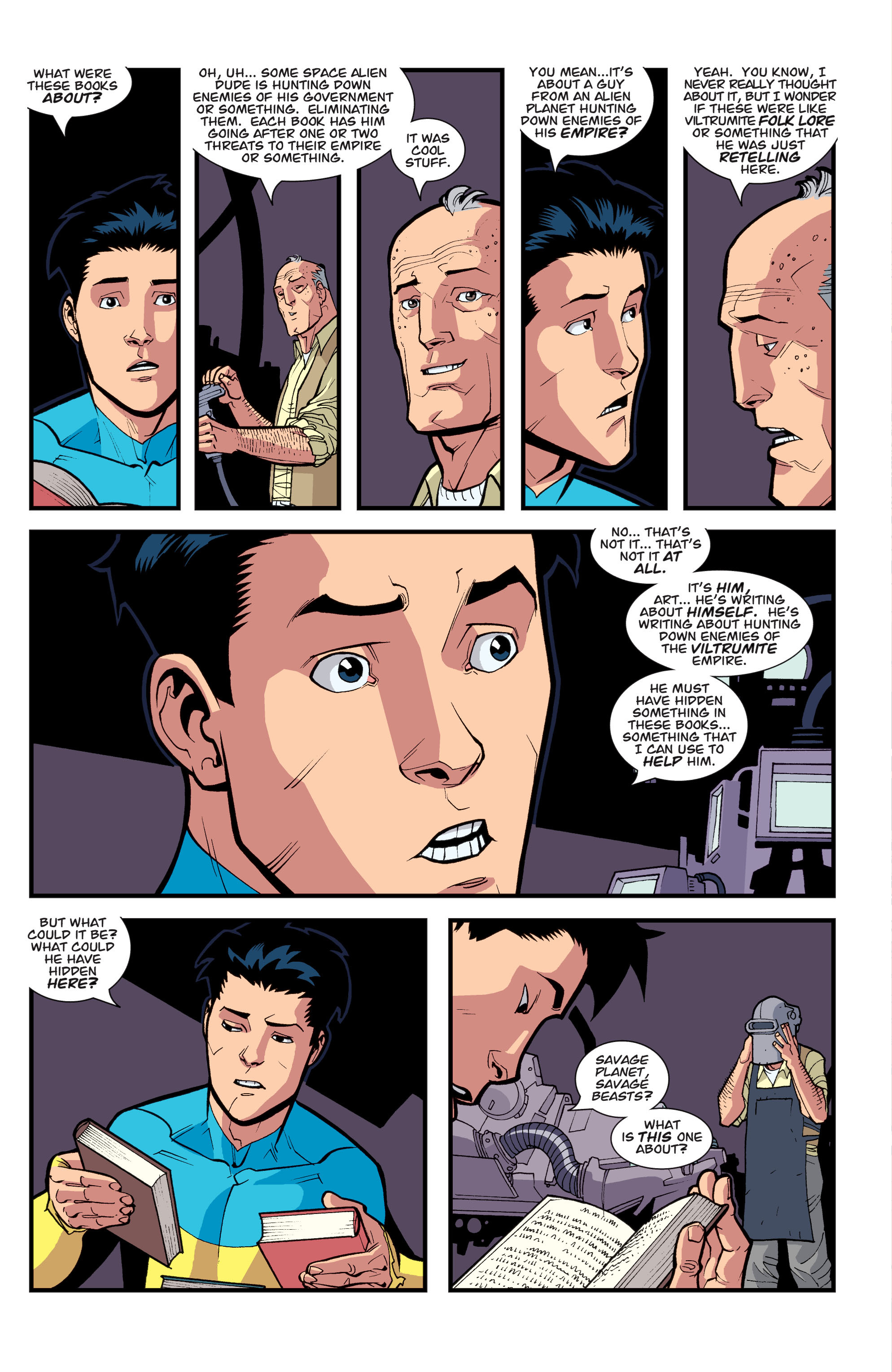 Read online Invincible comic -  Issue # _TPB 7 - Threes Company - 113