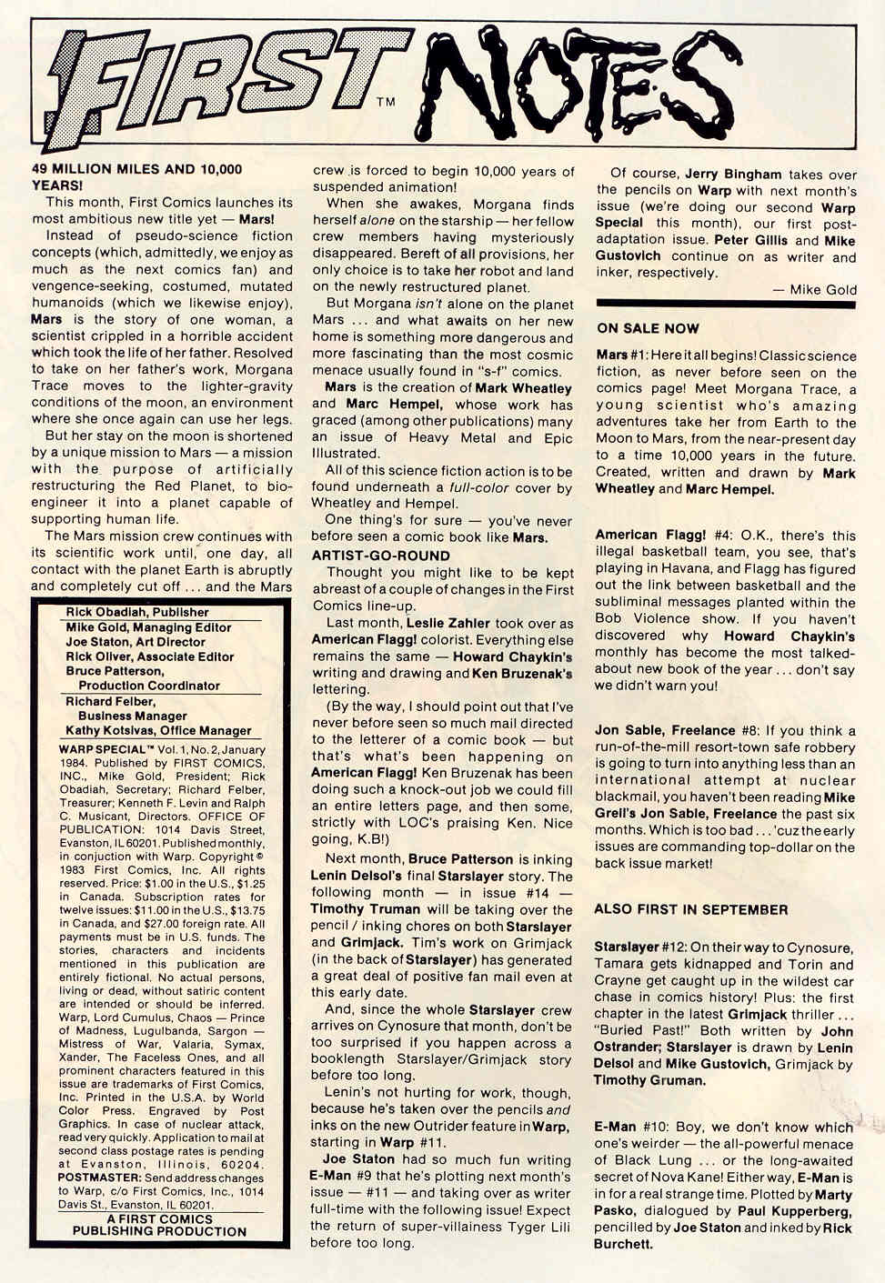 Read online Warp comic -  Issue # _Special 2 - 2