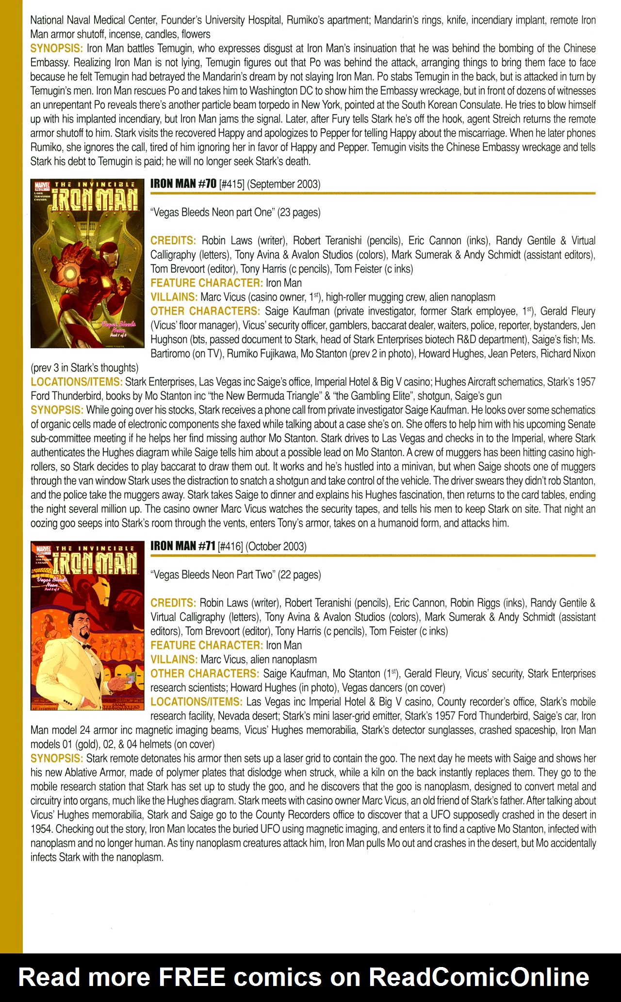 Read online Official Index to the Marvel Universe comic -  Issue #11 - 42