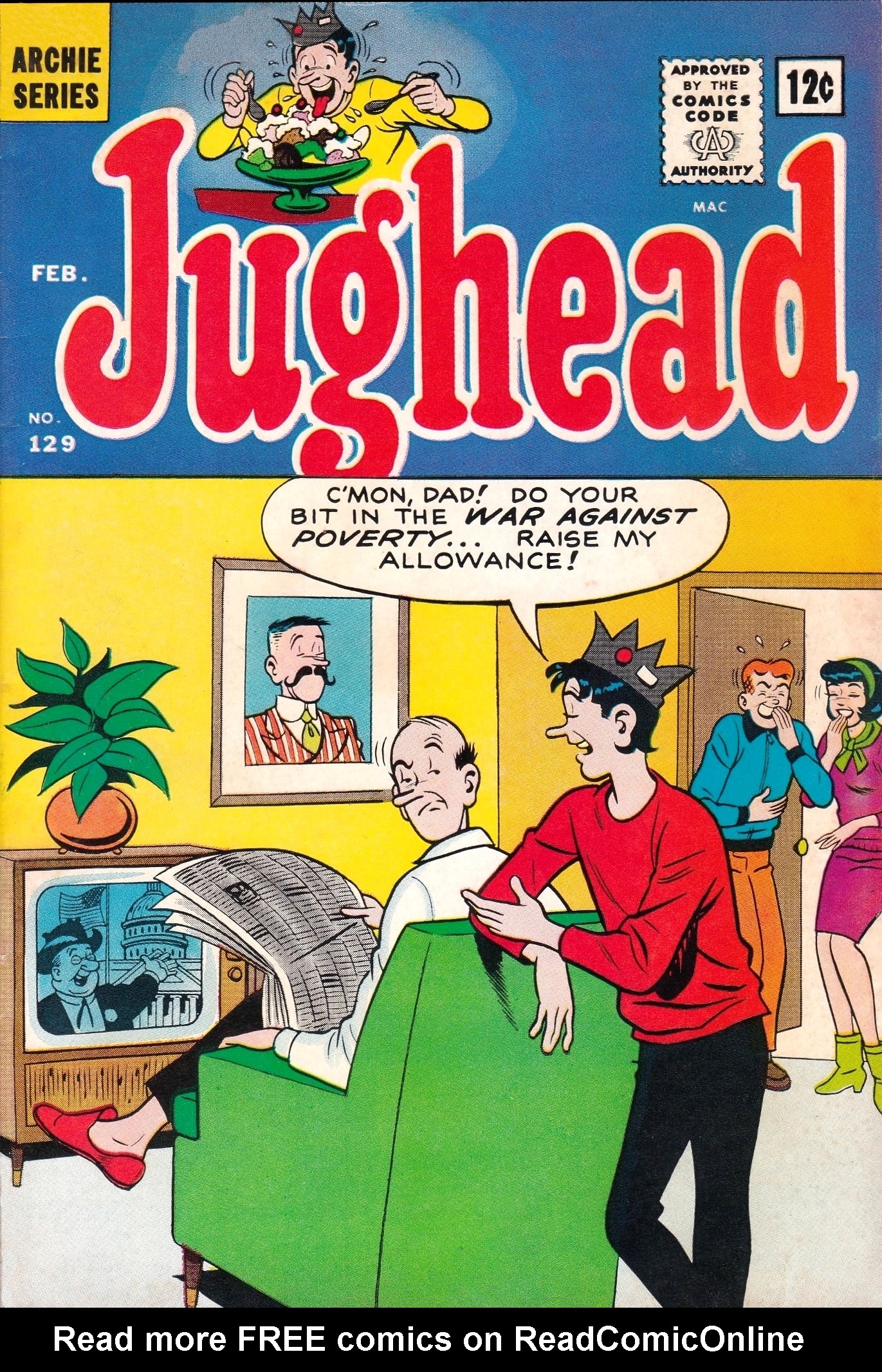 Read online Jughead (1965) comic -  Issue #129 - 1