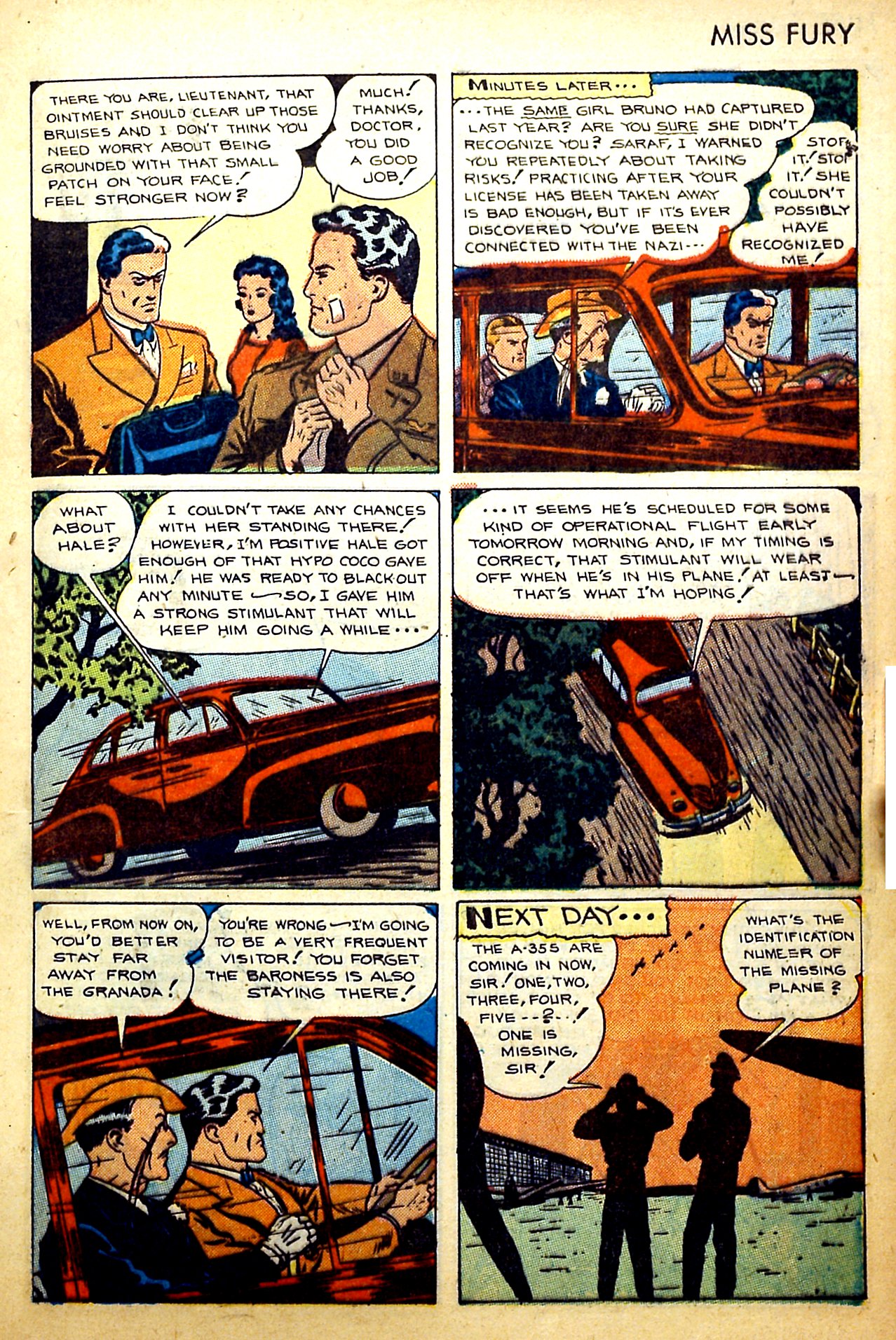 Read online Miss Fury (1942) comic -  Issue #8 - 6