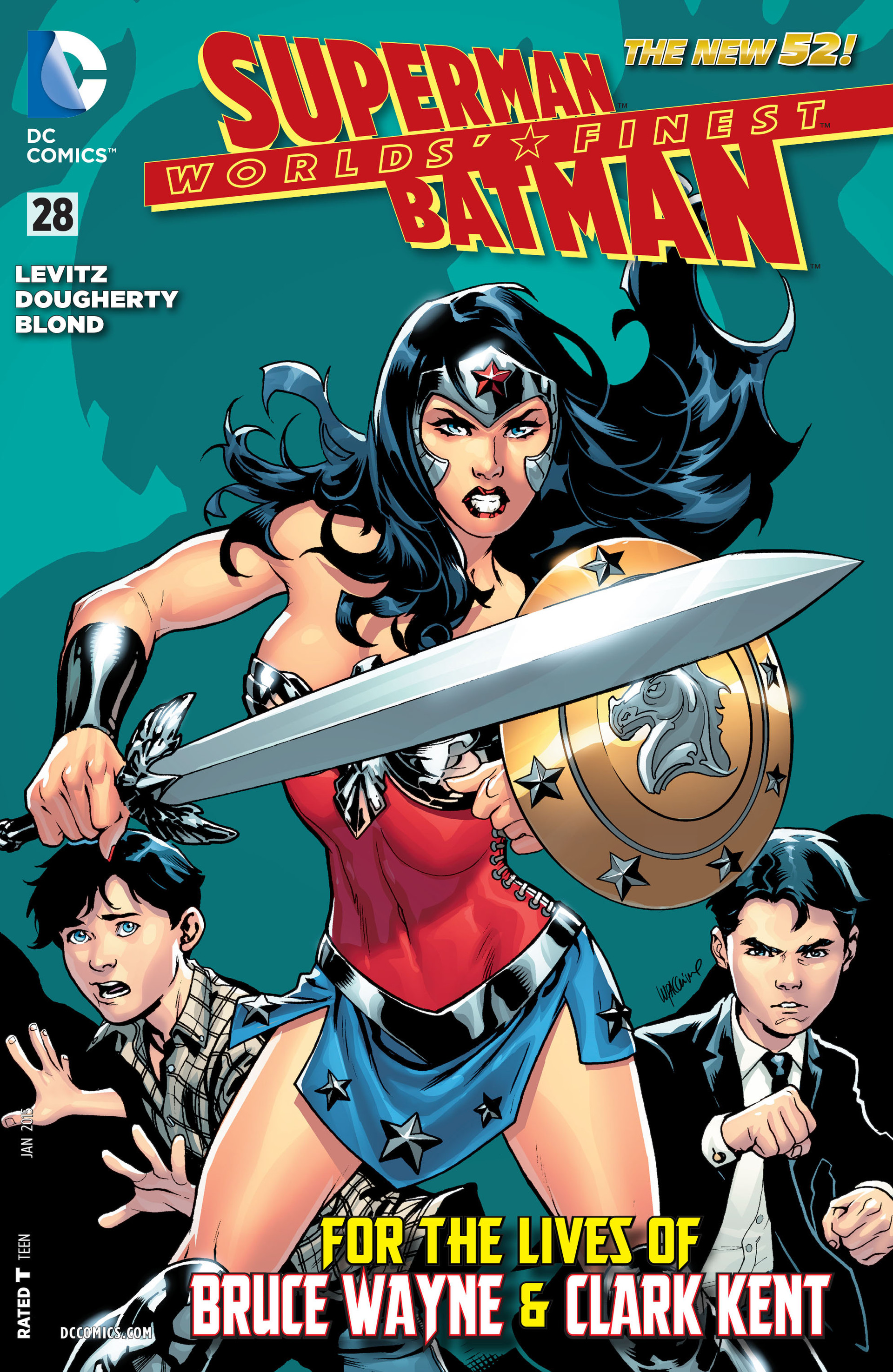 Read online Worlds' Finest comic -  Issue #28 - 1