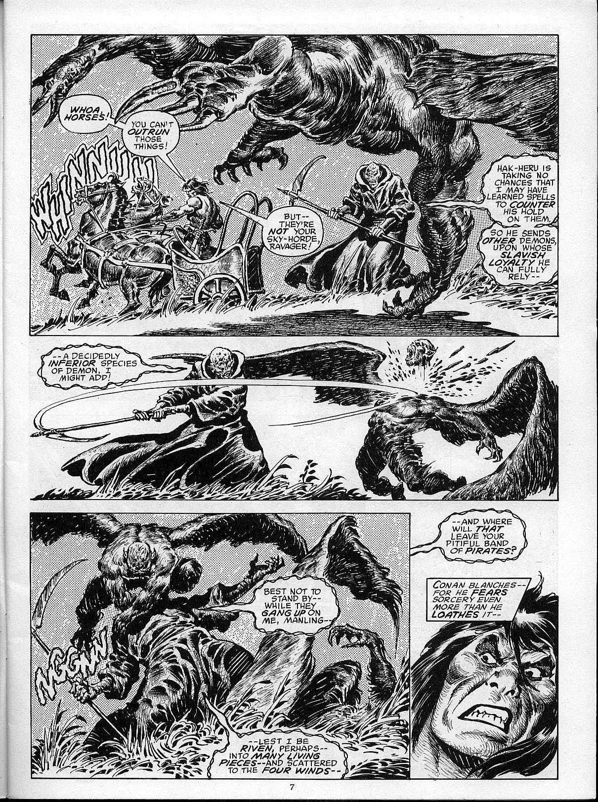 Read online The Savage Sword Of Conan comic -  Issue #203 - 9