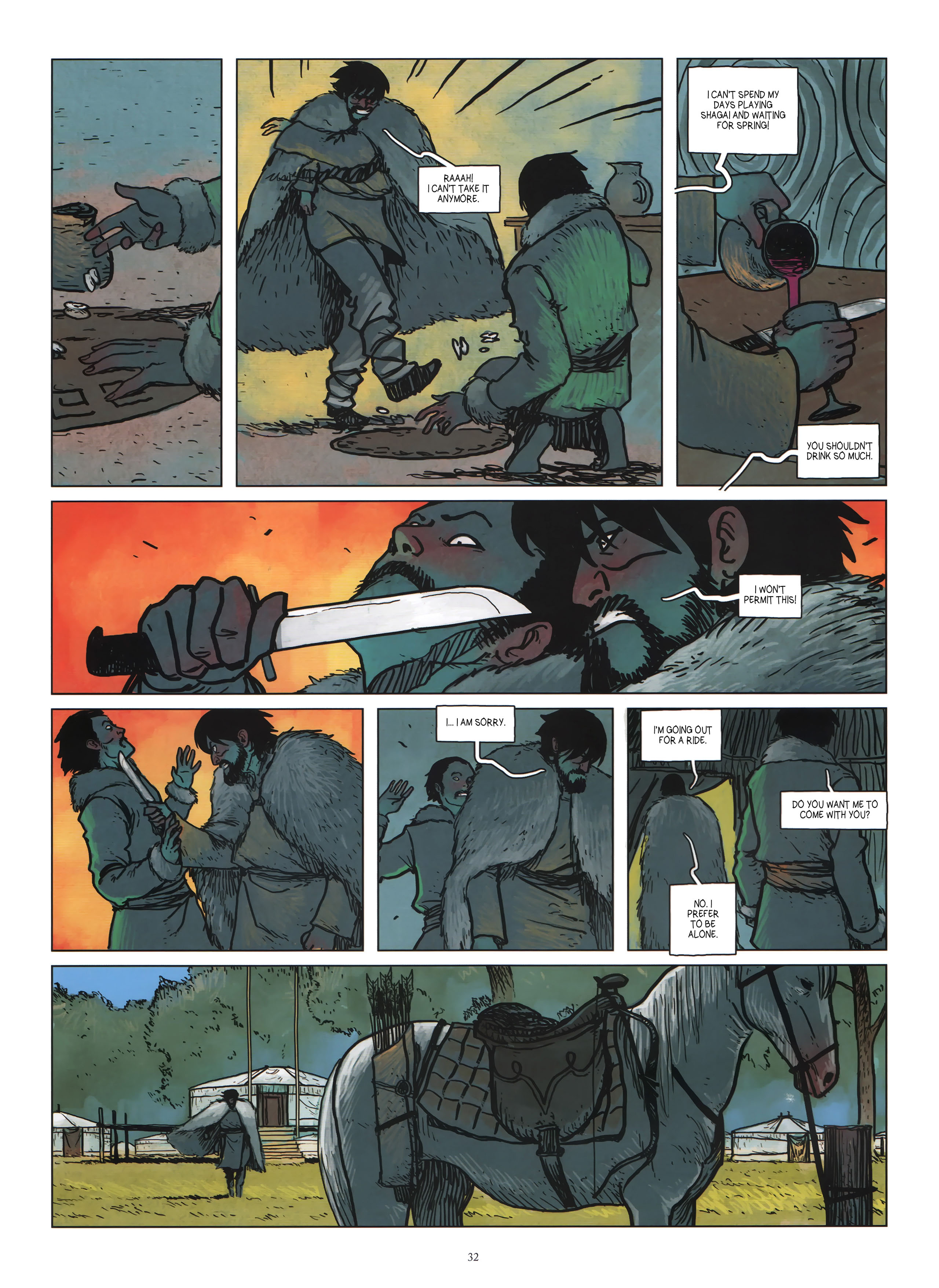 Read online Temujin comic -  Issue #2 - 34