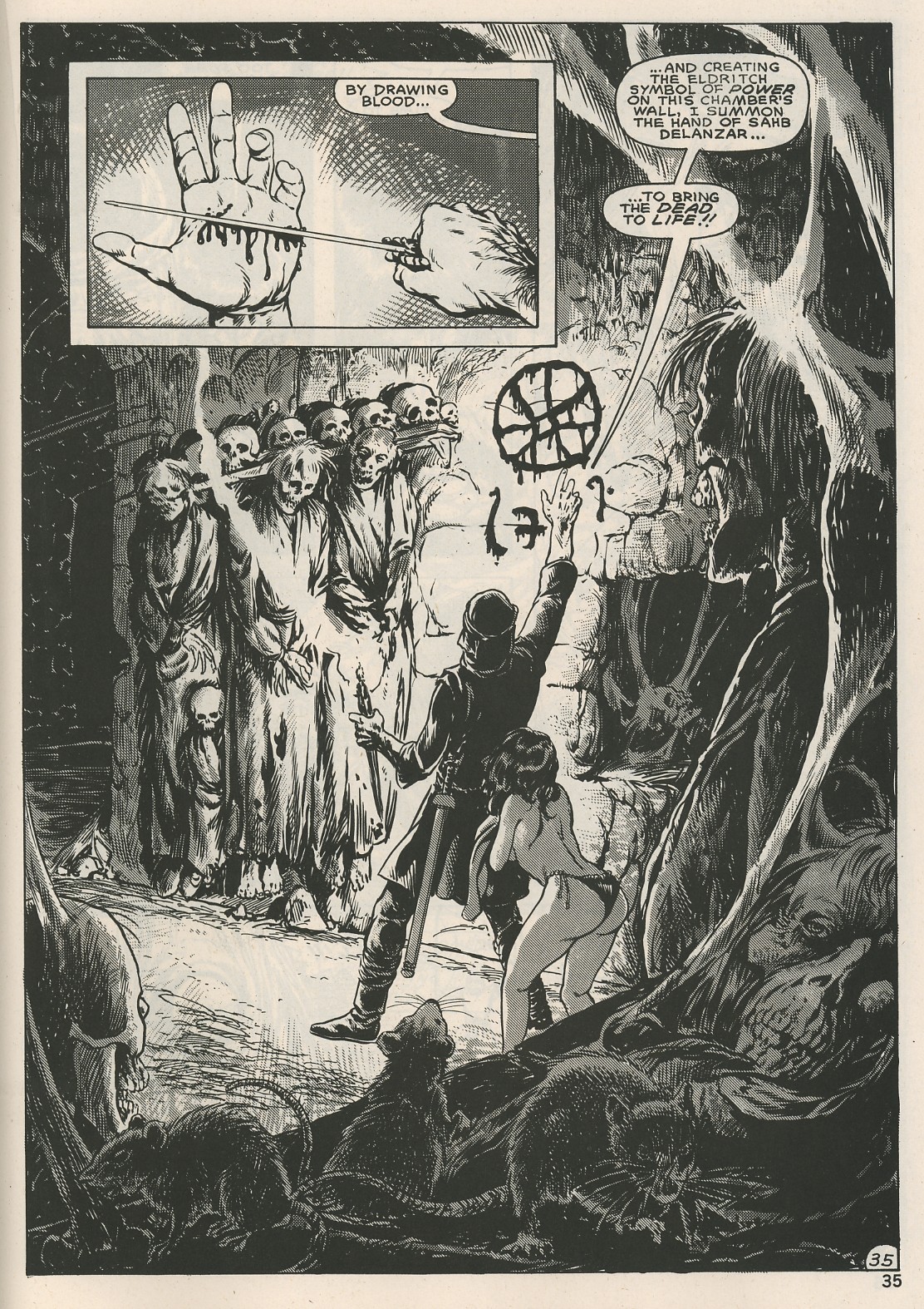 Read online The Savage Sword Of Conan comic -  Issue #125 - 35