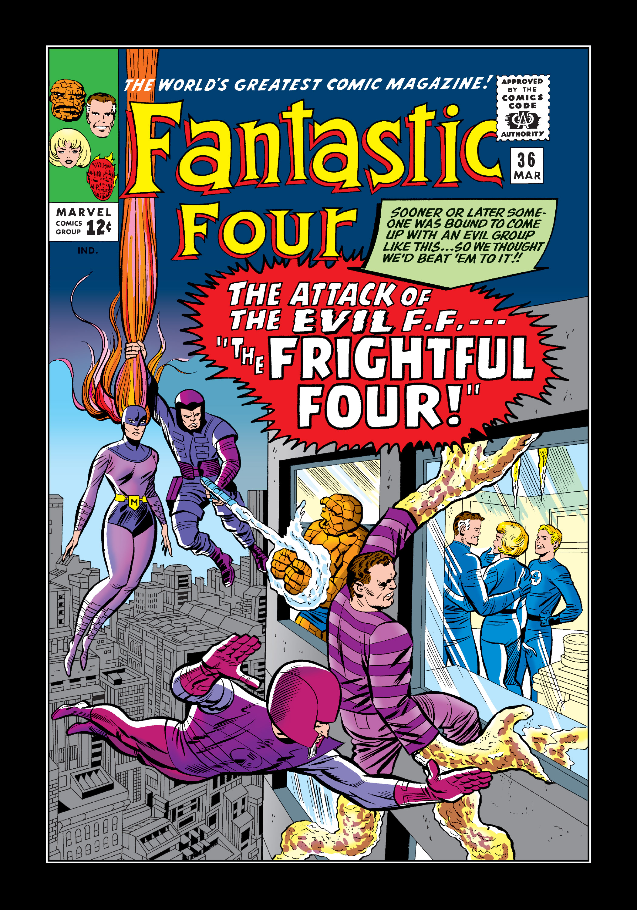 Read online Marvel Masterworks: The Fantastic Four comic -  Issue # TPB 4 (Part 2) - 65