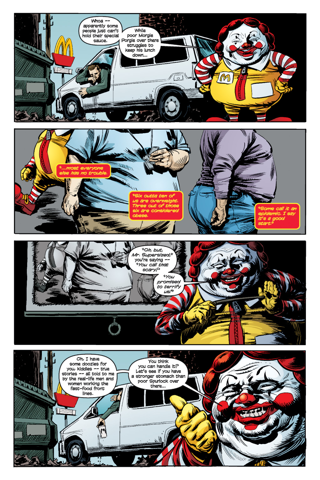Read online Supersized: Strange Tales from a Fast-Food Culture comic -  Issue # TPB - 13