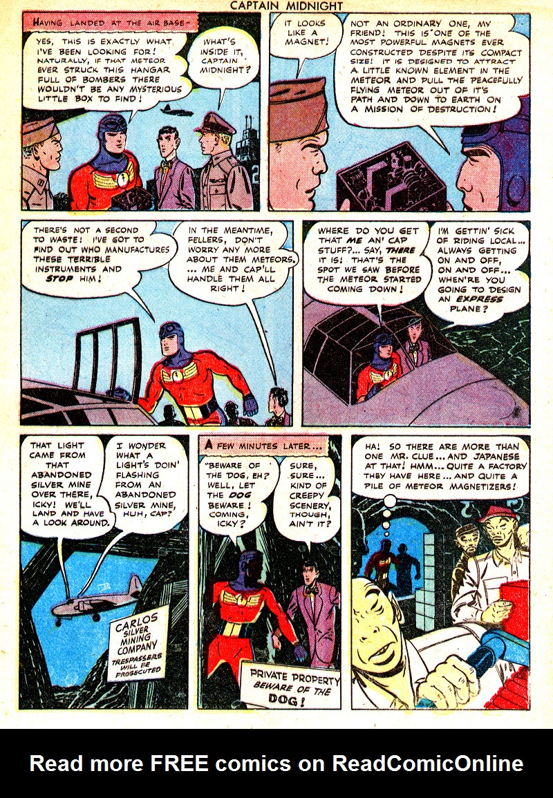 Read online Captain Midnight (1942) comic -  Issue #38 - 44