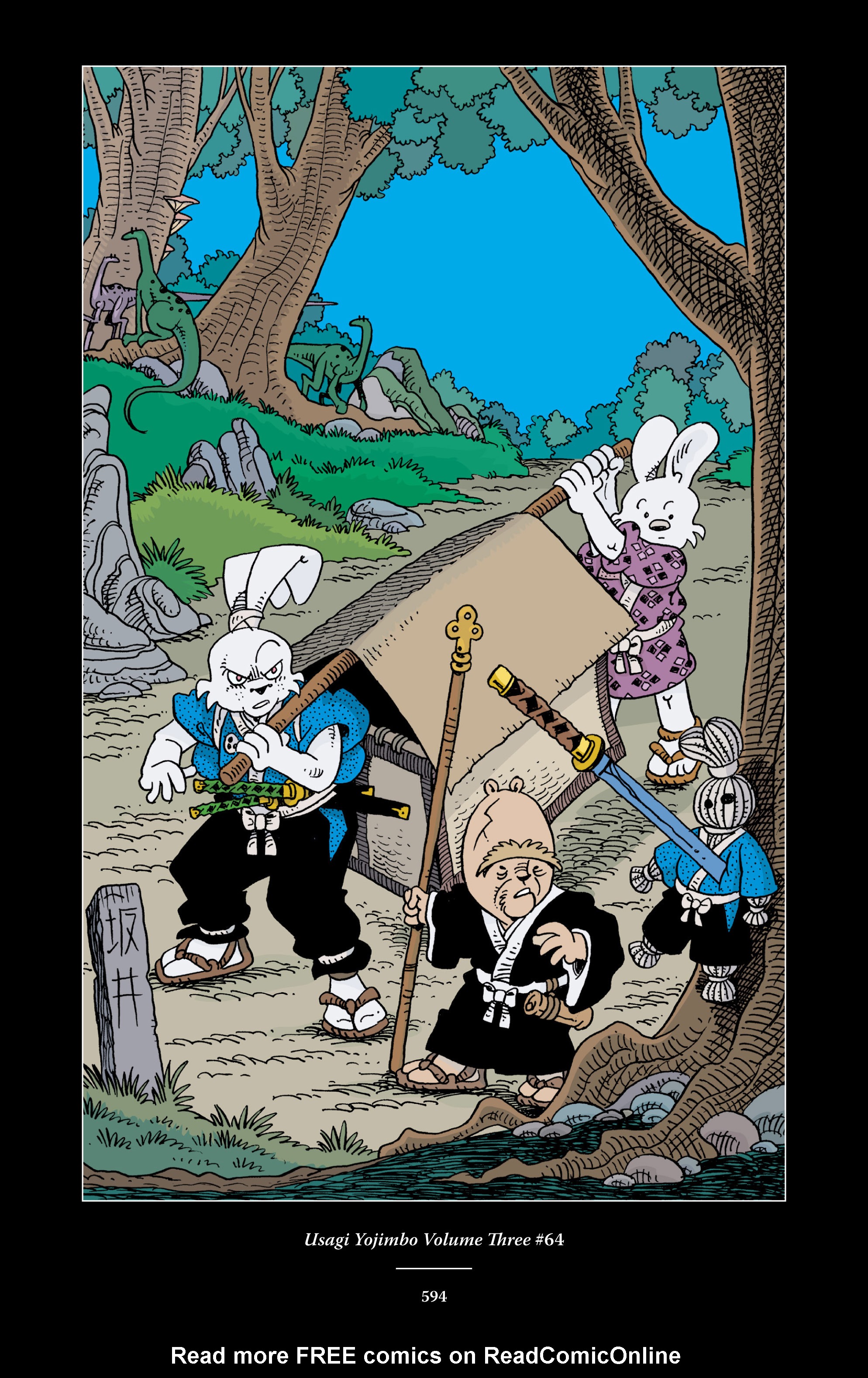 Read online The Usagi Yojimbo Saga comic -  Issue # TPB 4 - 588