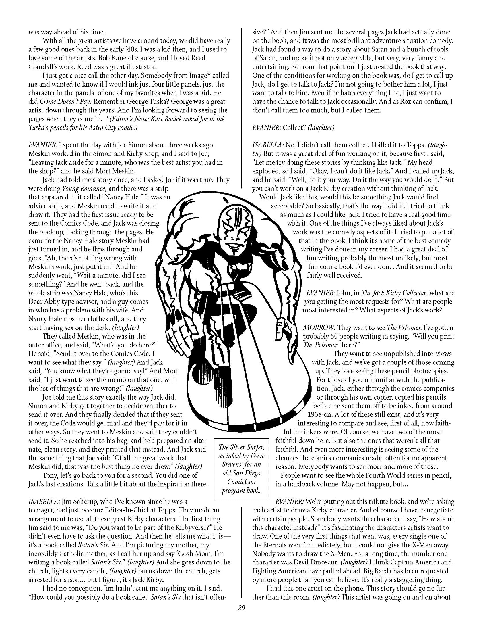 Read online The Jack Kirby Collector comic -  Issue #8 - 28