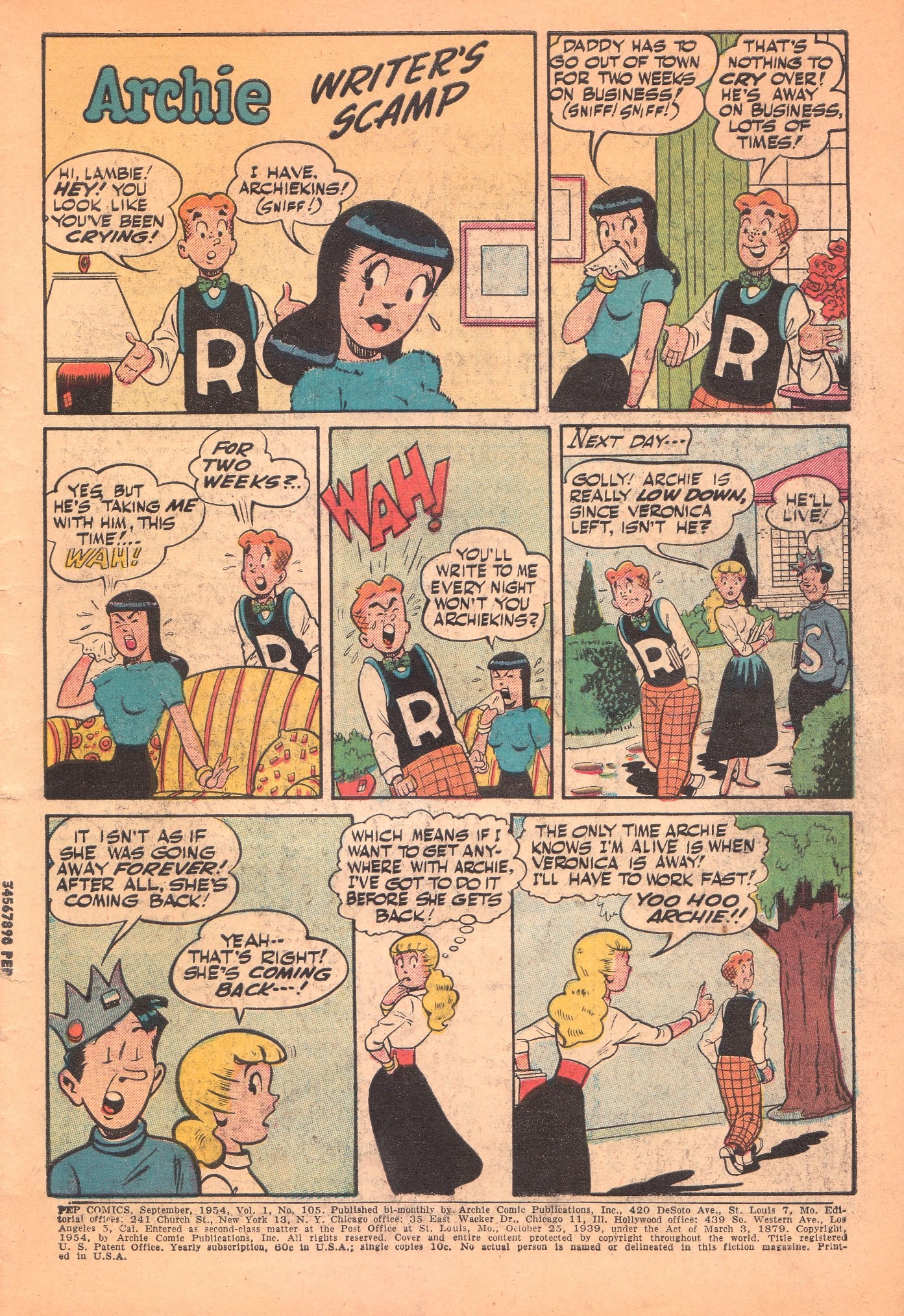 Read online Pep Comics comic -  Issue #105 - 3