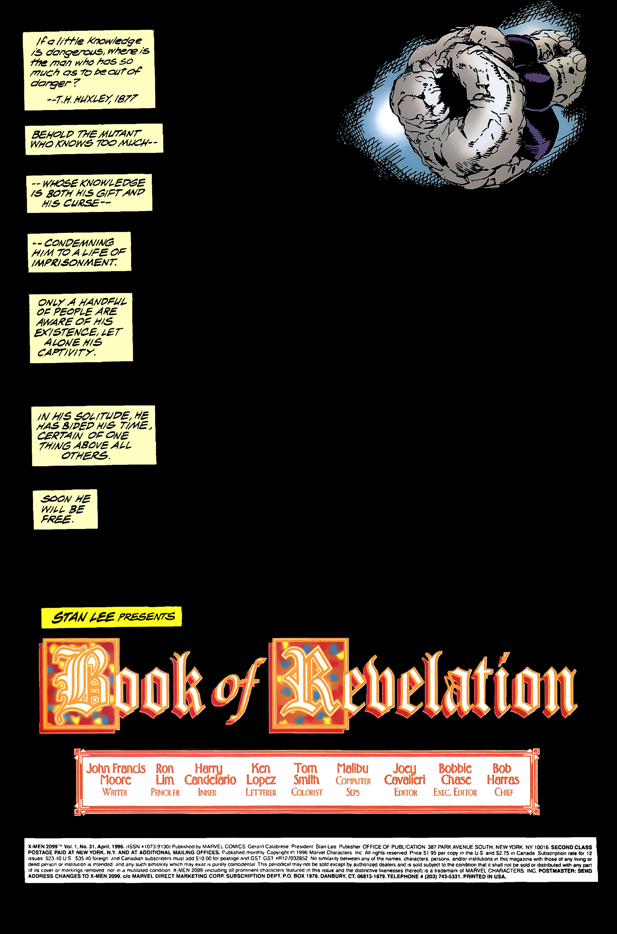 Read online X-Men 2099 comic -  Issue #31 - 2