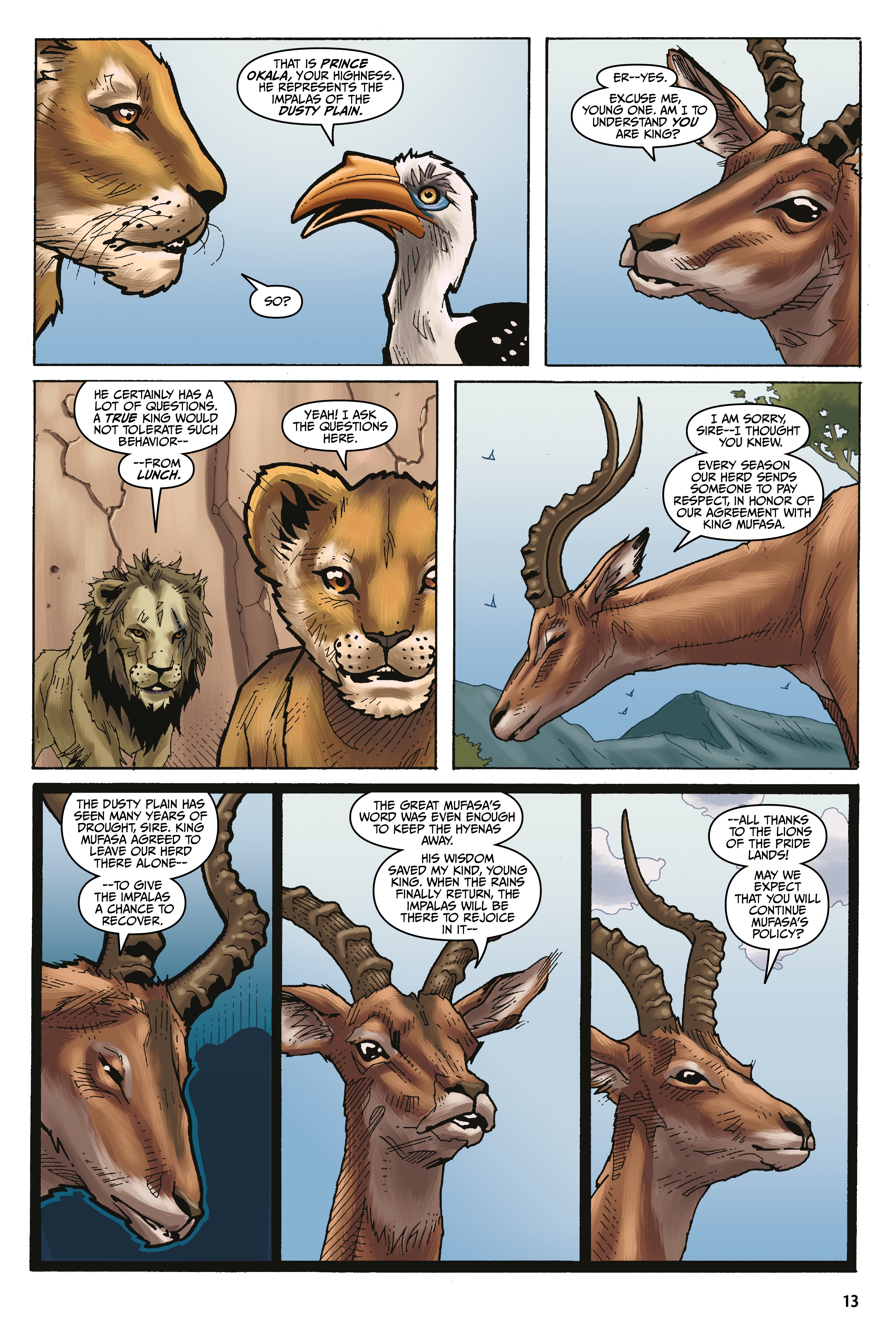Read online Disney The Lion King: Wild Schemes and Catastrophes comic -  Issue # TPB - 14