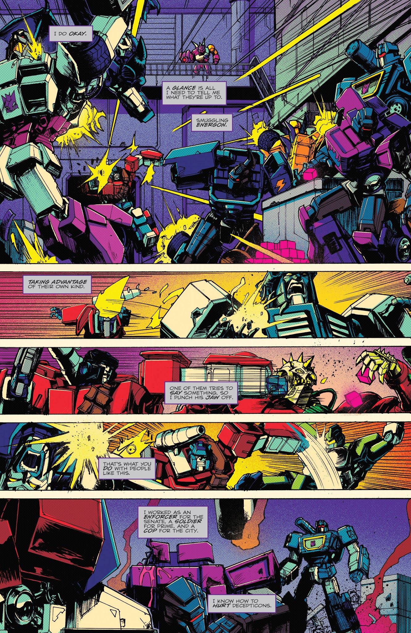 Read online Optimus Prime comic -  Issue #9 - 16