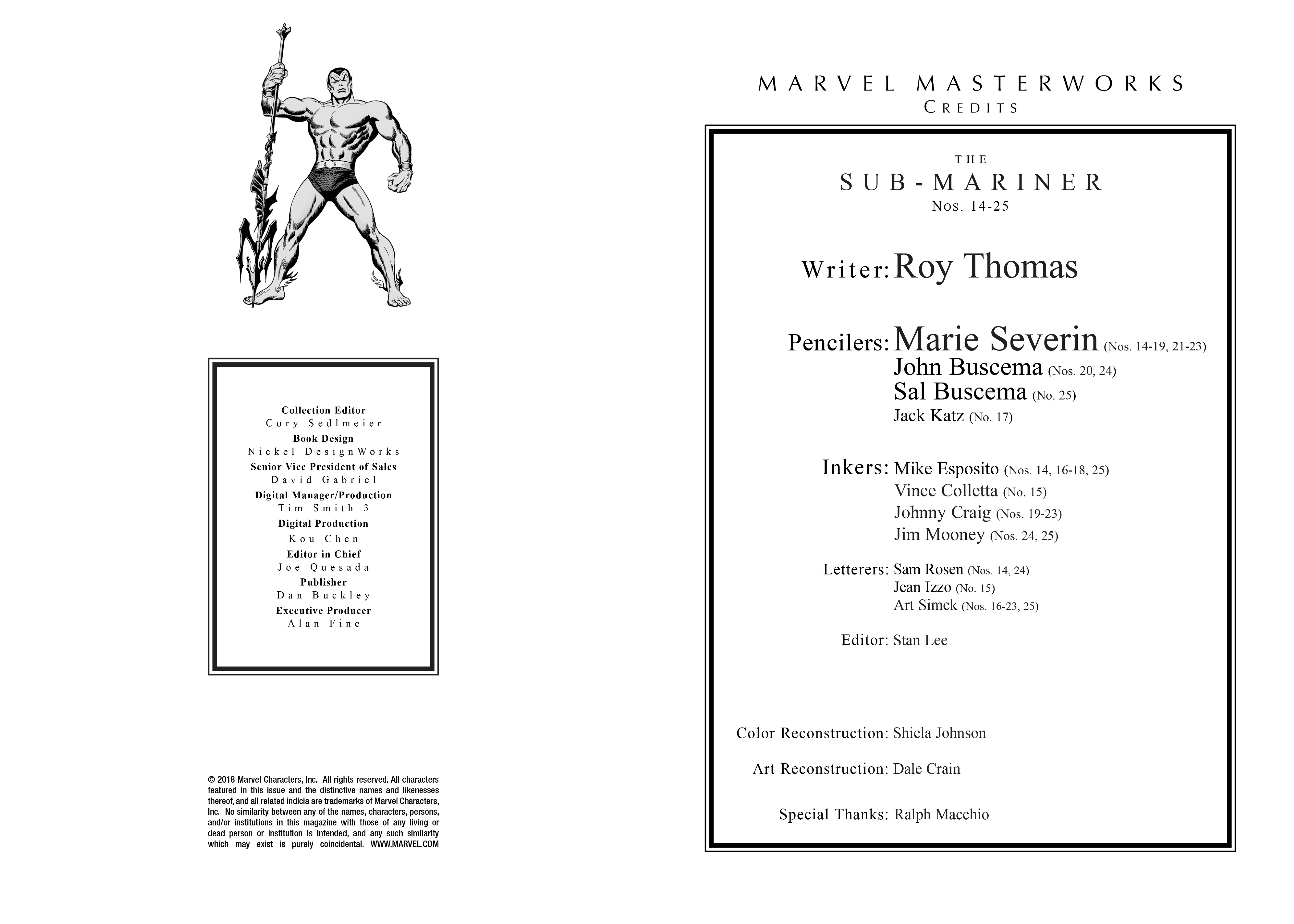 Read online Marvel Masterworks: The Sub-Mariner comic -  Issue # TPB 4 (Part 1) - 3