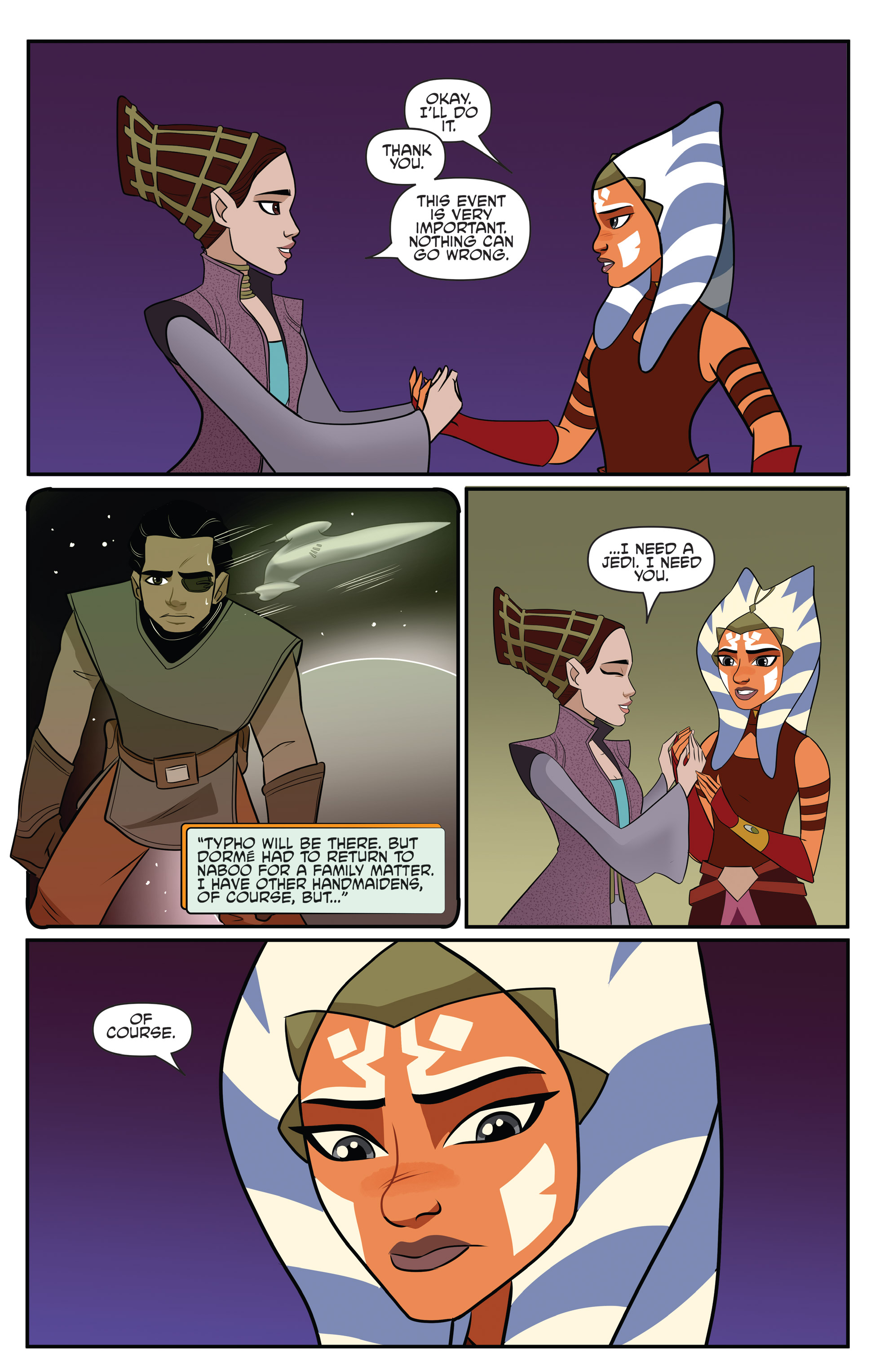 Read online Star Wars Forces of Destiny-Ahsoka & Padmé comic -  Issue # Full - 10