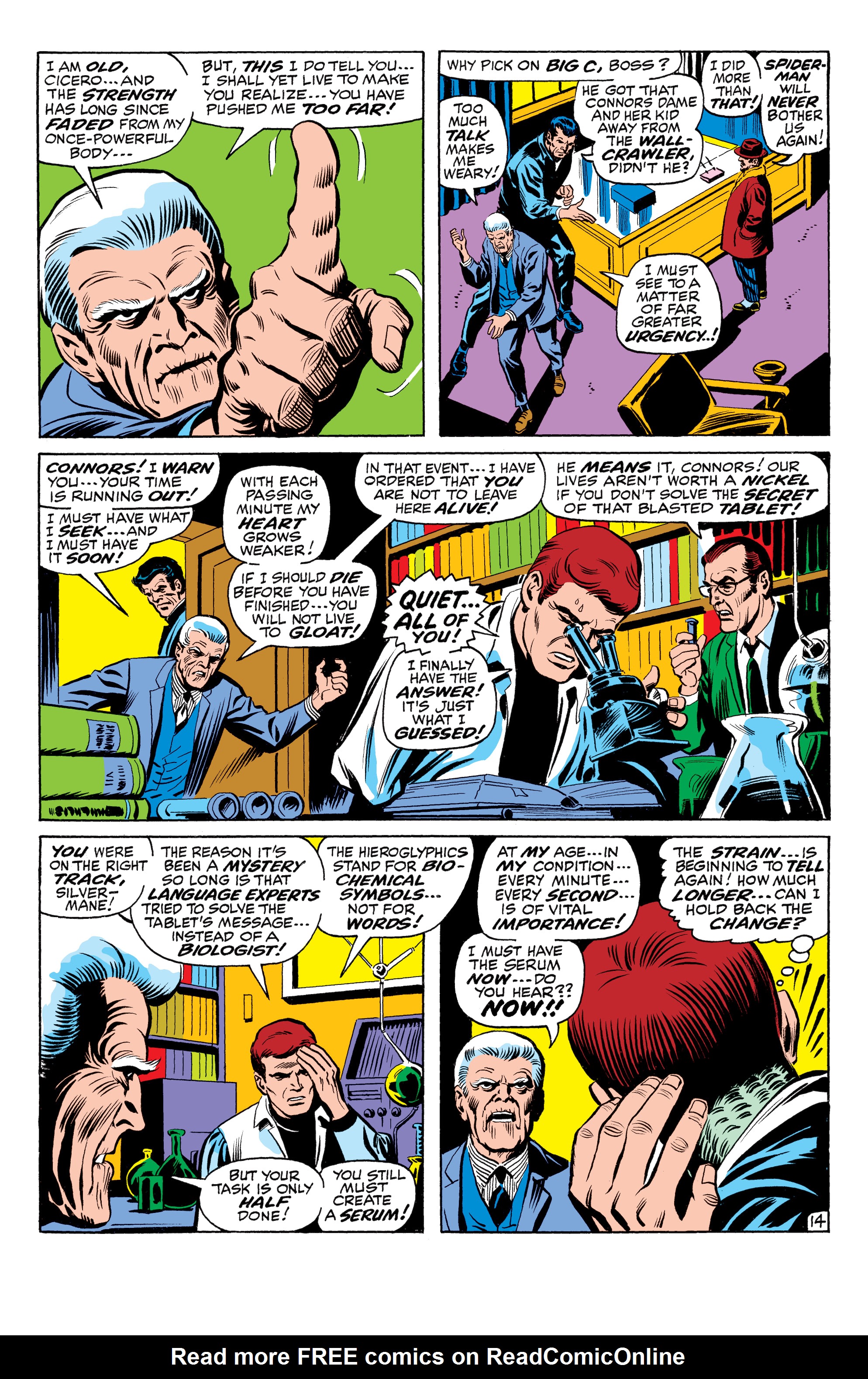 Read online Amazing Spider-Man Epic Collection comic -  Issue # The Secret of the Petrified Tablet (Part 2) - 94