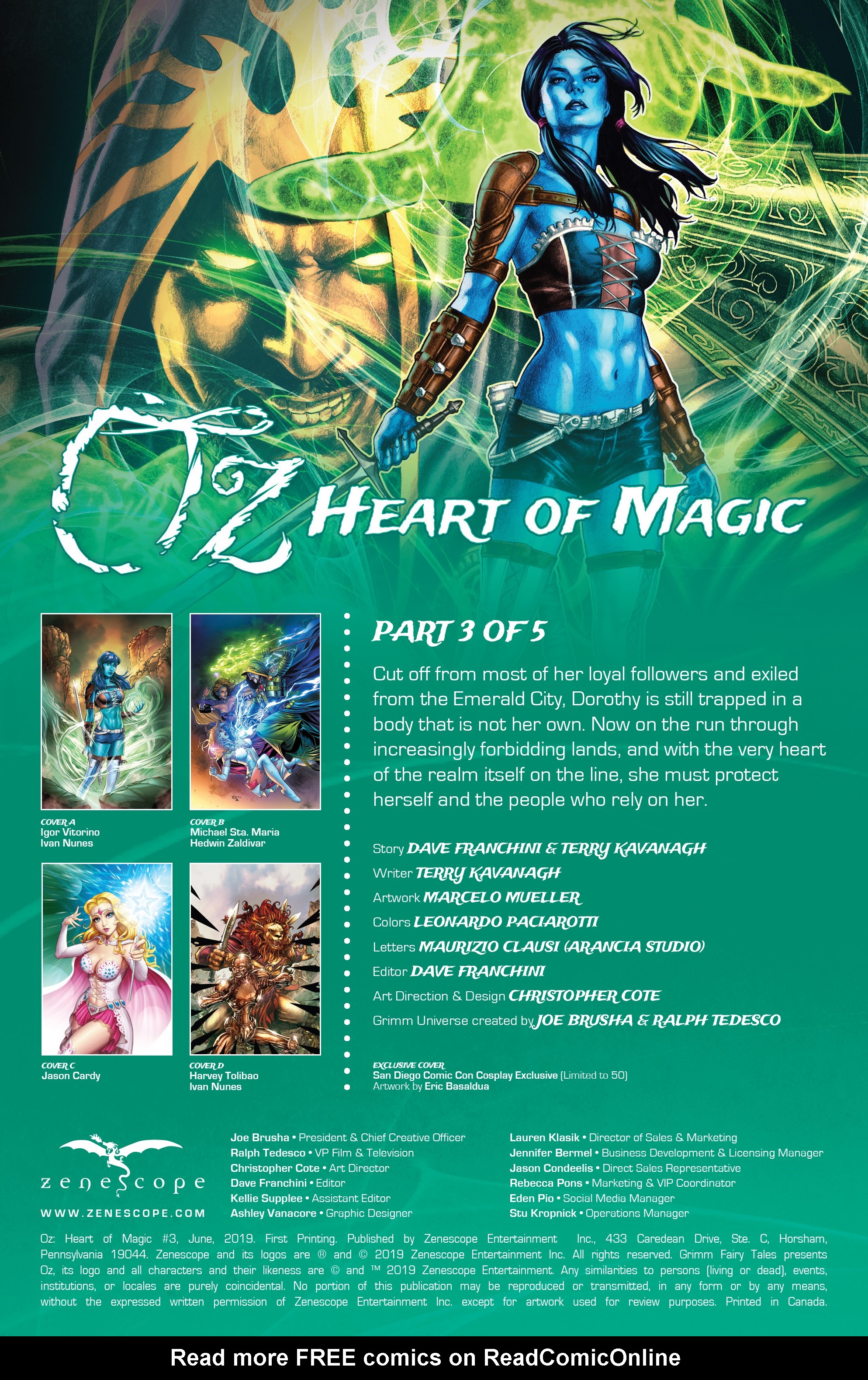 Read online Oz: Heart of Magic comic -  Issue #3 - 2